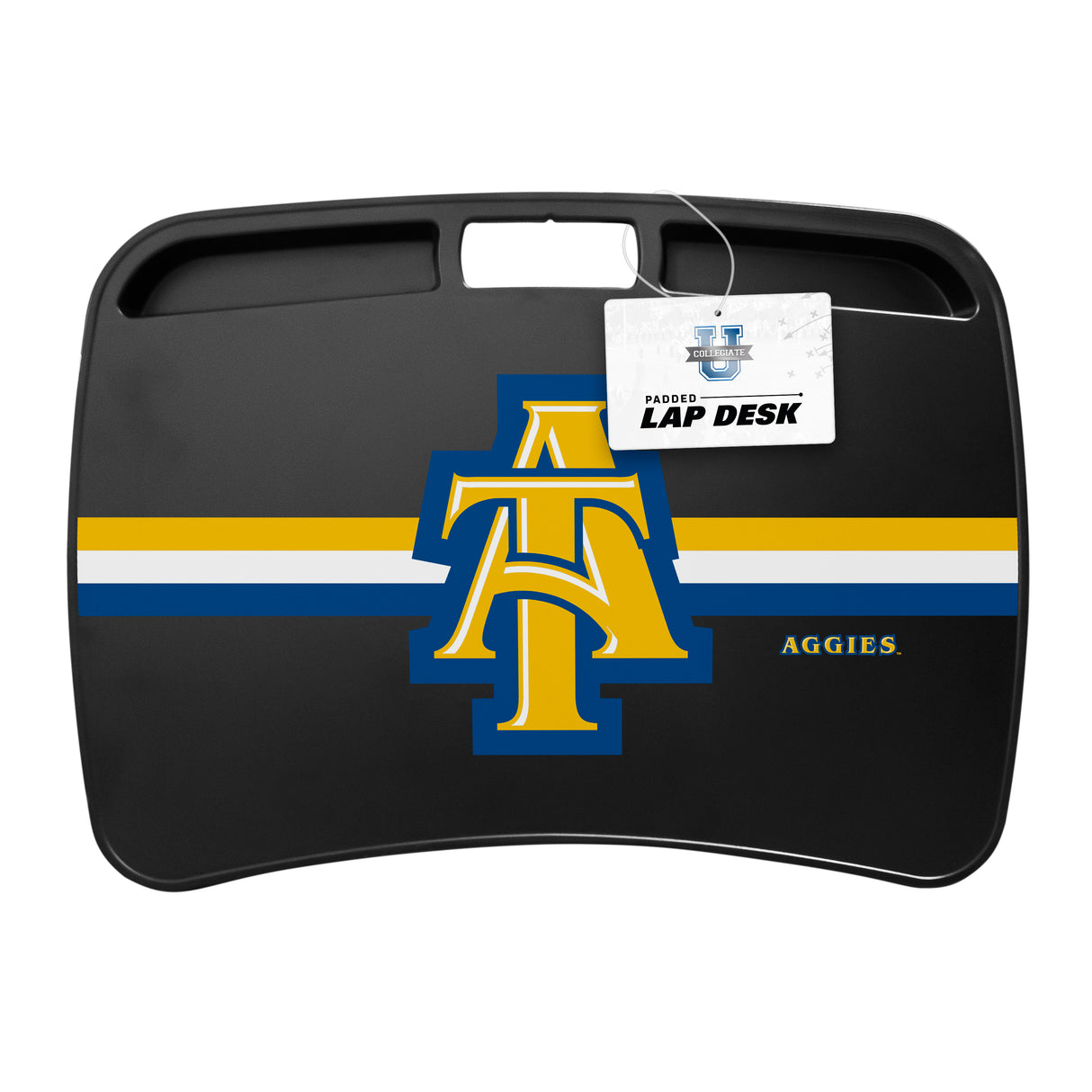 North Carolina A & T State University NCAA Portable Lap Desk with Memory Foam