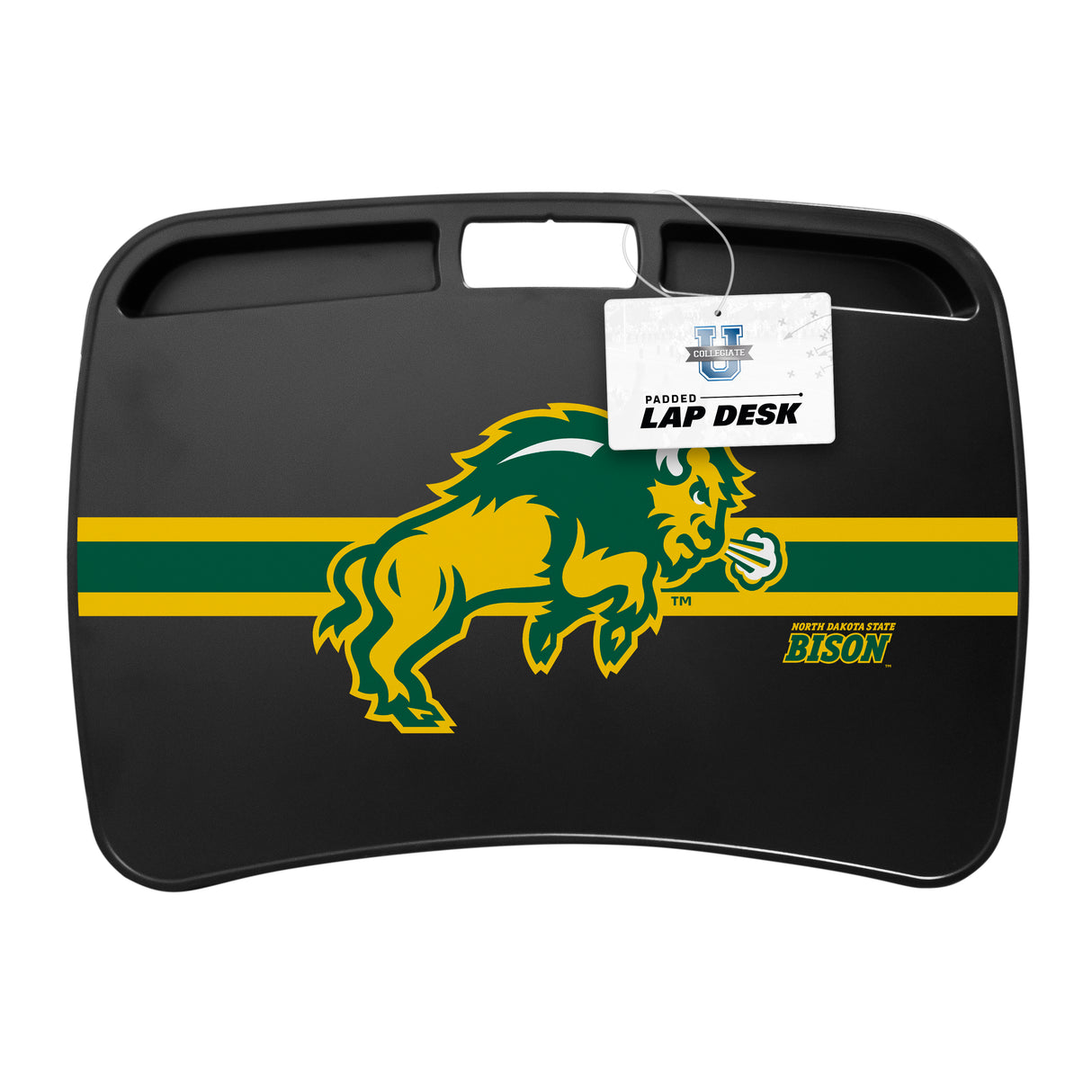 North Dakota State Bison NCAA Portable Lap Desk with Memory Foam