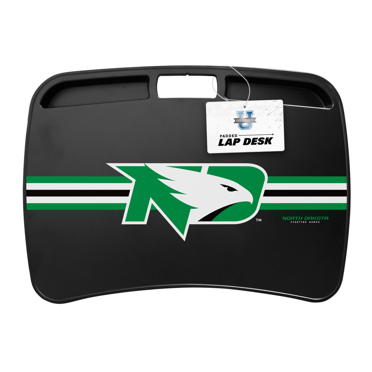 North Dakota Fighting Hawks NCAA Portable Lap Desk with Memory Foam