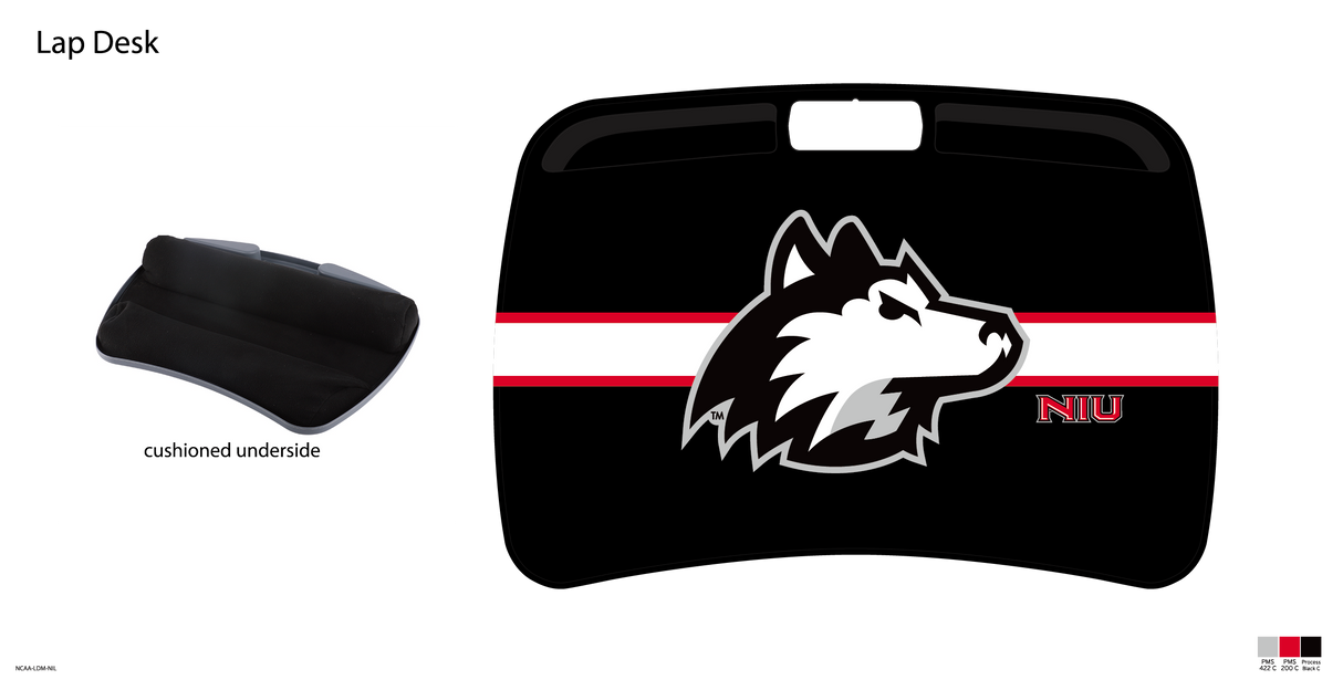 Northern Illinois University NCAA Portable Lap Desk with Memory Foam