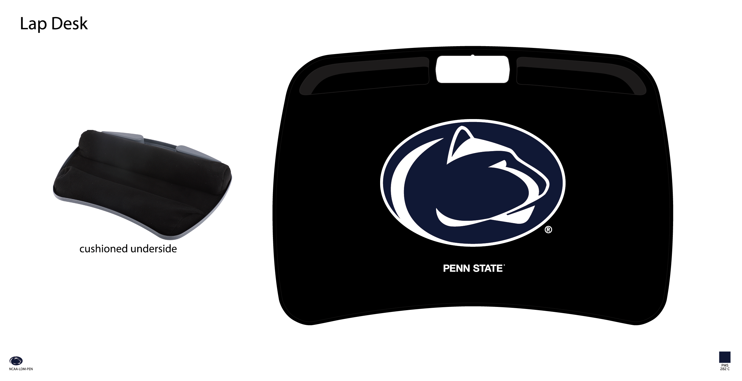 Penn State Nittany Lions NCAA Portable Lap Desk with Memory Foam