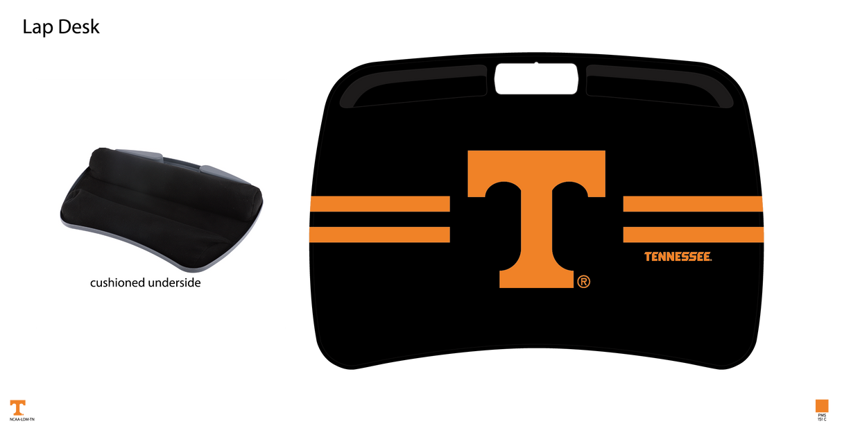 Tennessee Volunteers NCAA Portable Lap Desk with Memory Foam