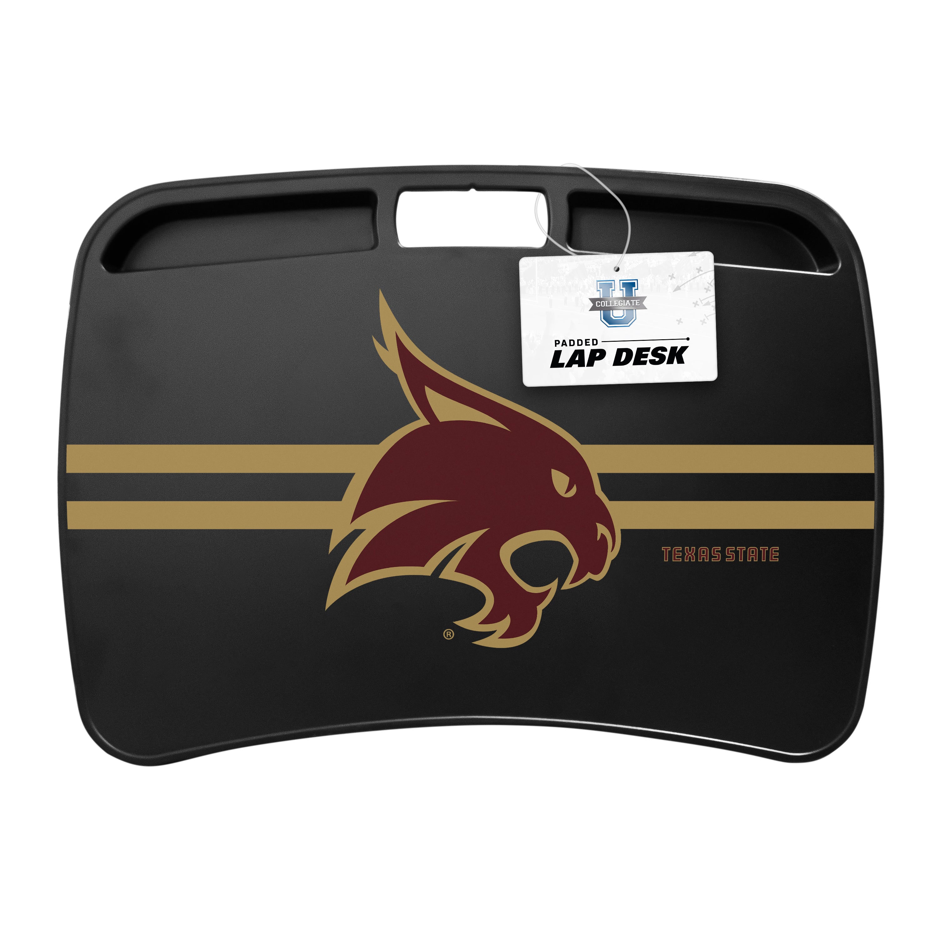 Texas State Bobcats NCAA Portable Lap Desk with Memory Foam