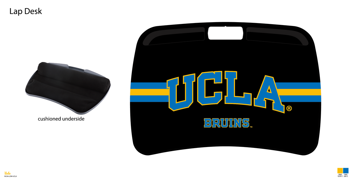 UCLA Bruins NCAA Portable Lap Desk with Memory Foam