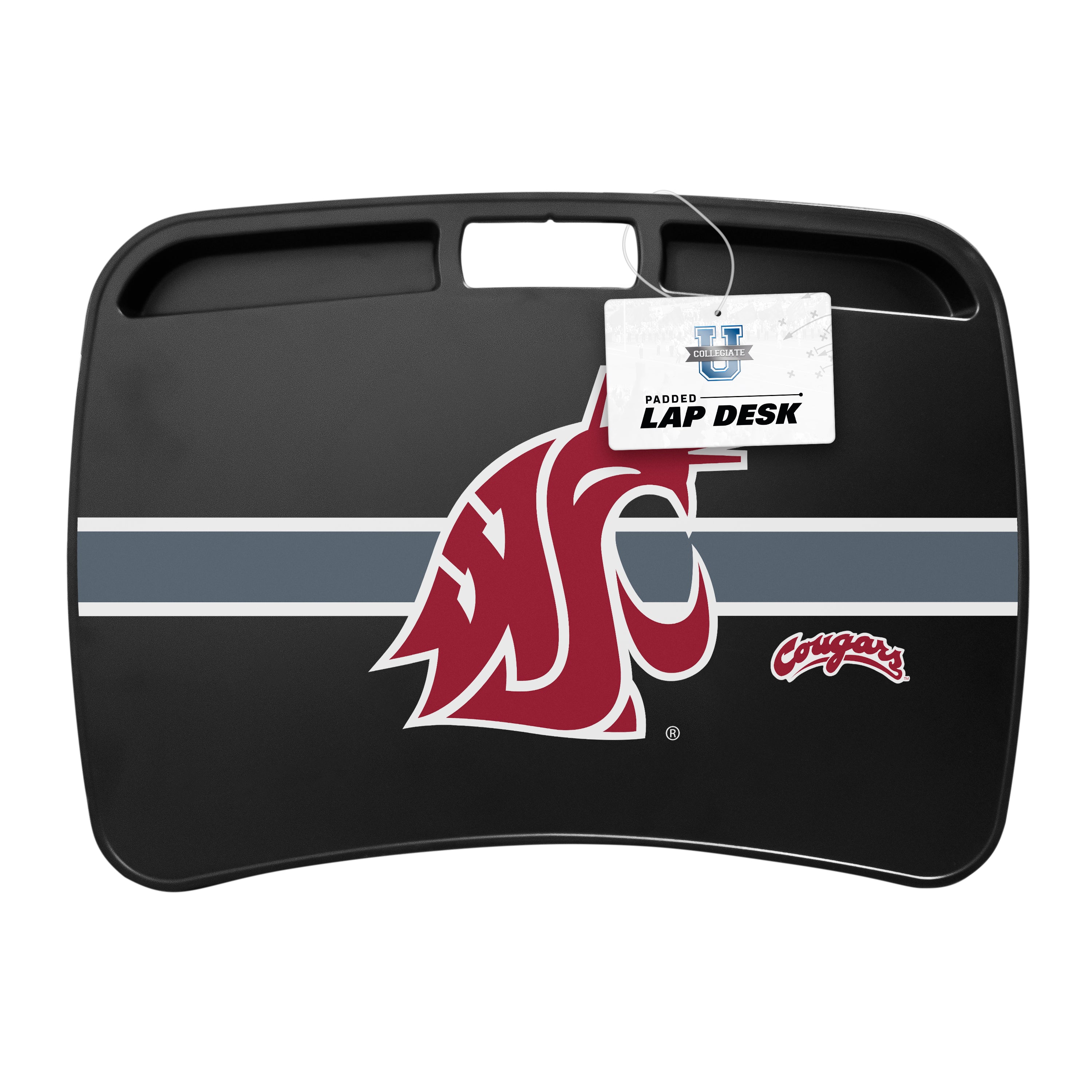 Washington State Cougars NCAA Portable Lap Desk with Memory Foam