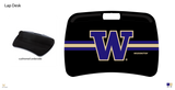 Washington Huskies NCAA Portable Lap Desk with Memory Foam
