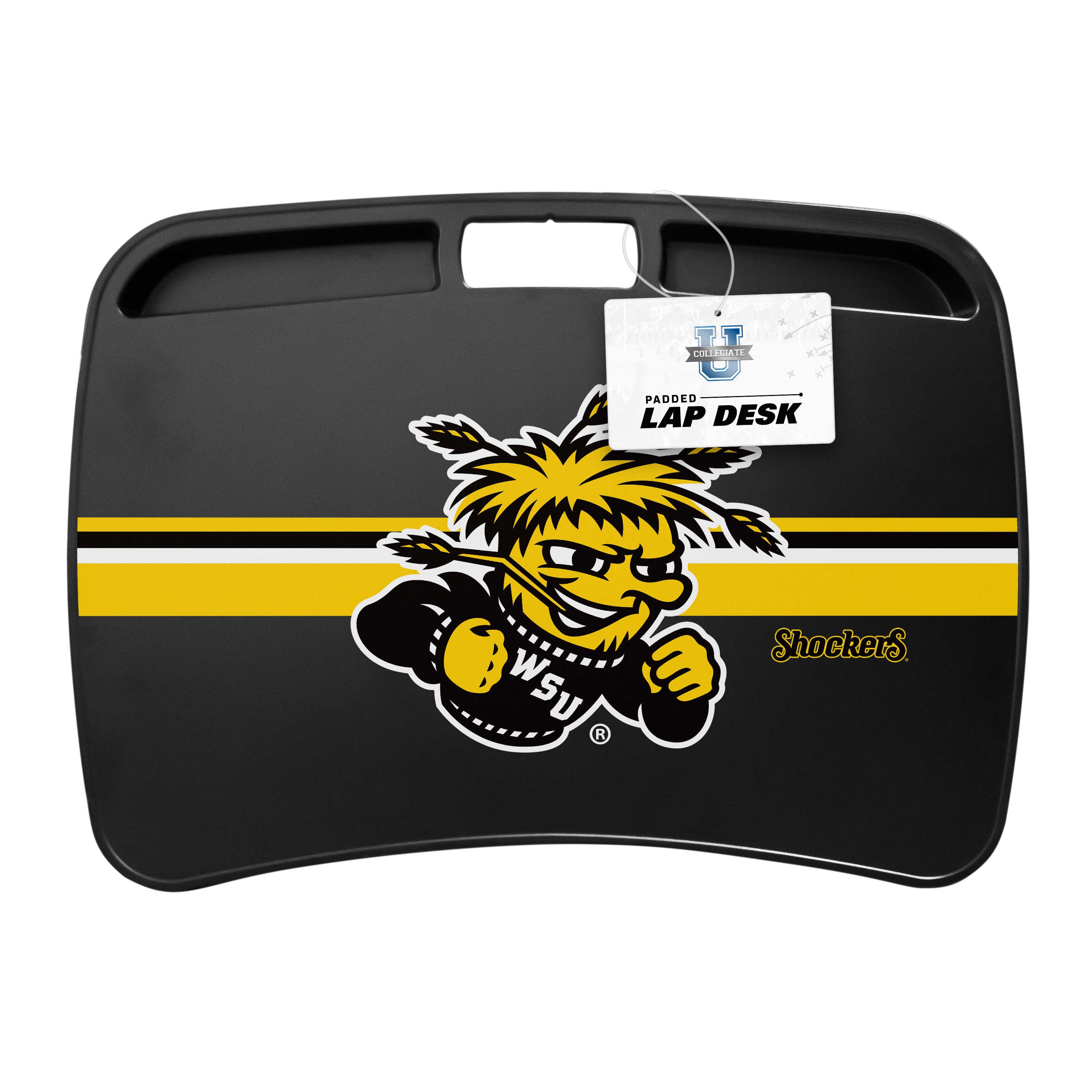 Wichita State Shockers NCAA Portable Lap Desk with Memory Foam