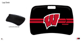 Wisconsin Badgers NCAA Portable Lap Desk with Memory Foam