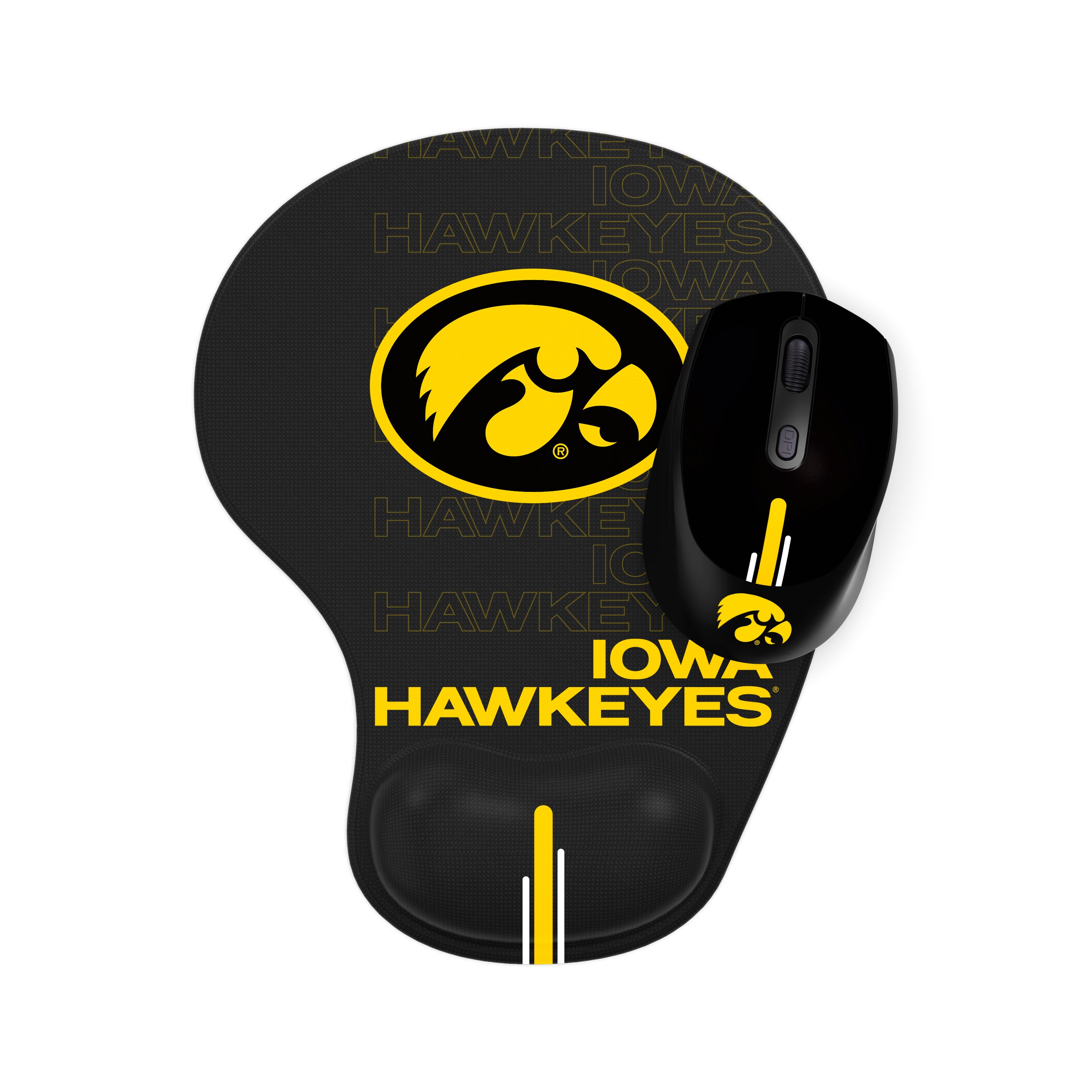 Iowa Hawkeyes Collegiate Mouse + Mousepad