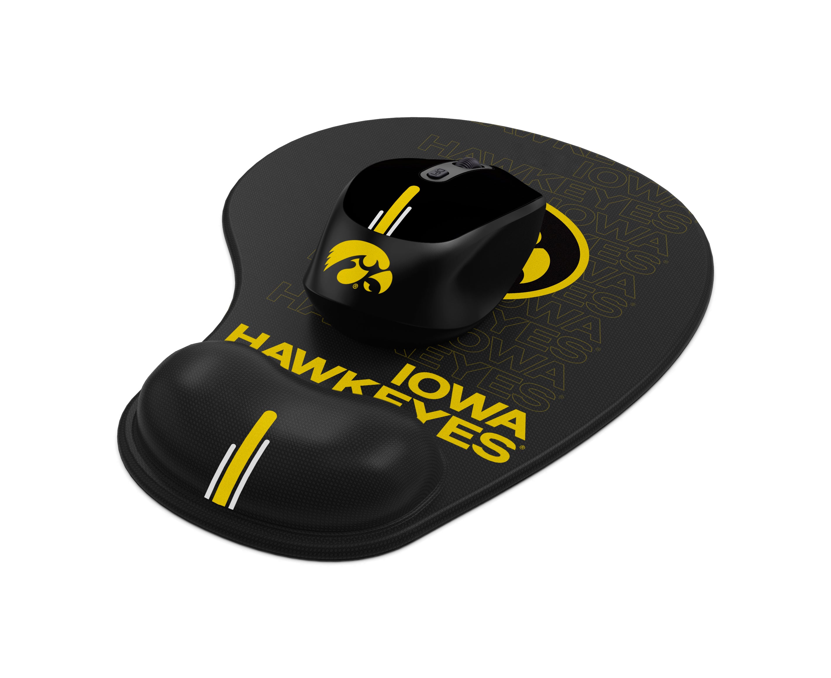 Iowa Hawkeyes Collegiate Mouse + Mousepad