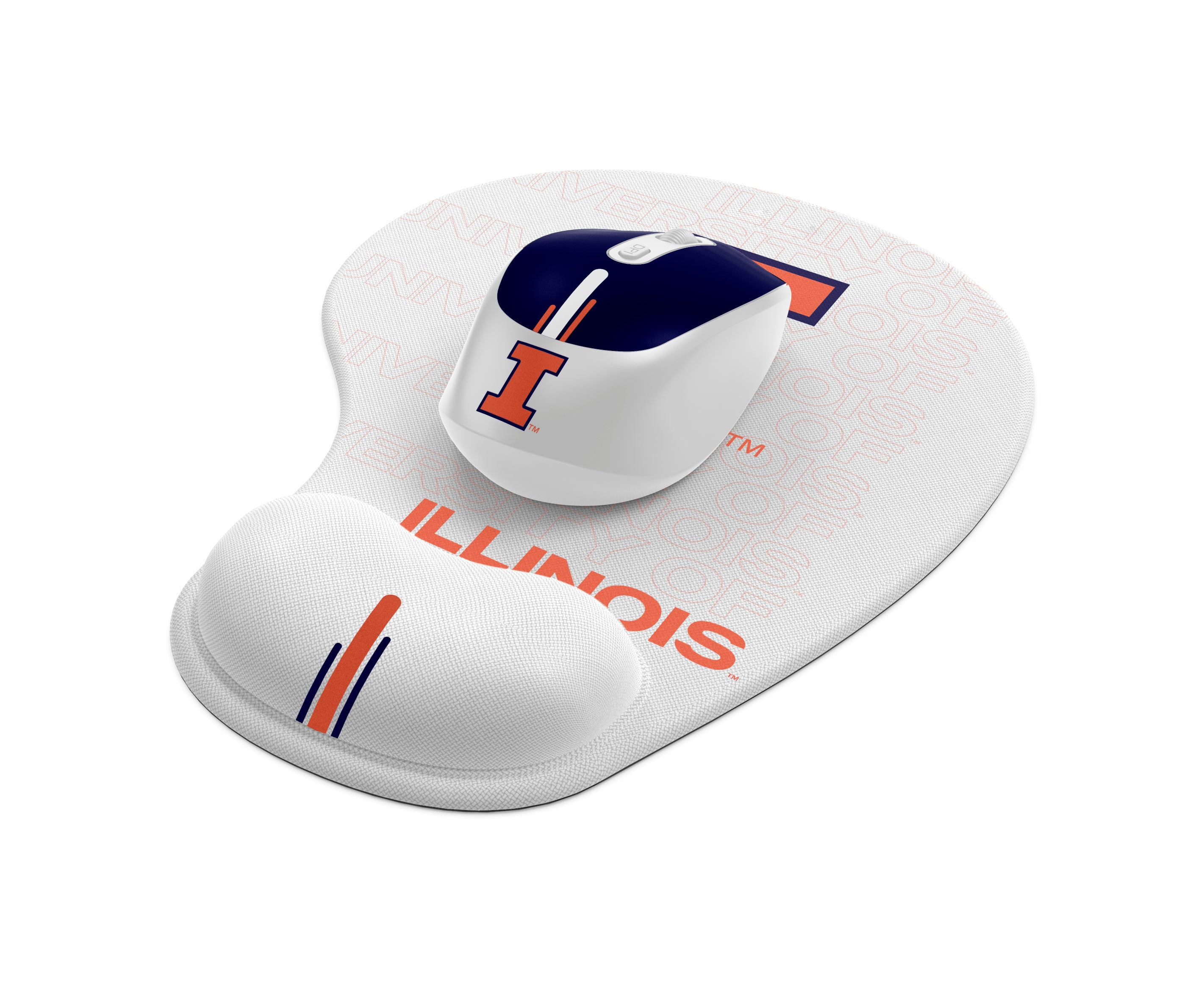 Illinois Fighting Illini Collegiate Mouse + Mousepad