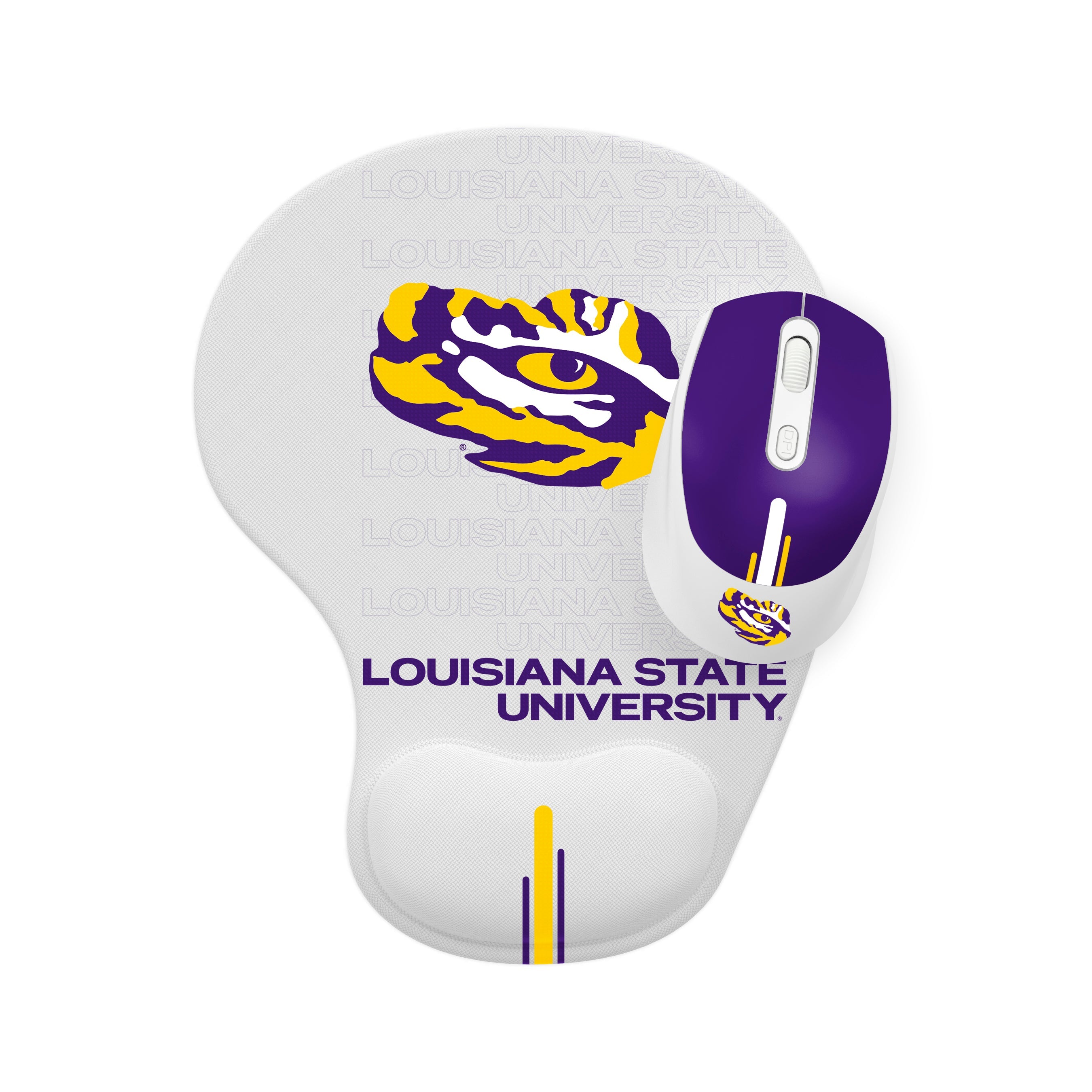 LSU Tigers Collegiate Mouse + Mousepad