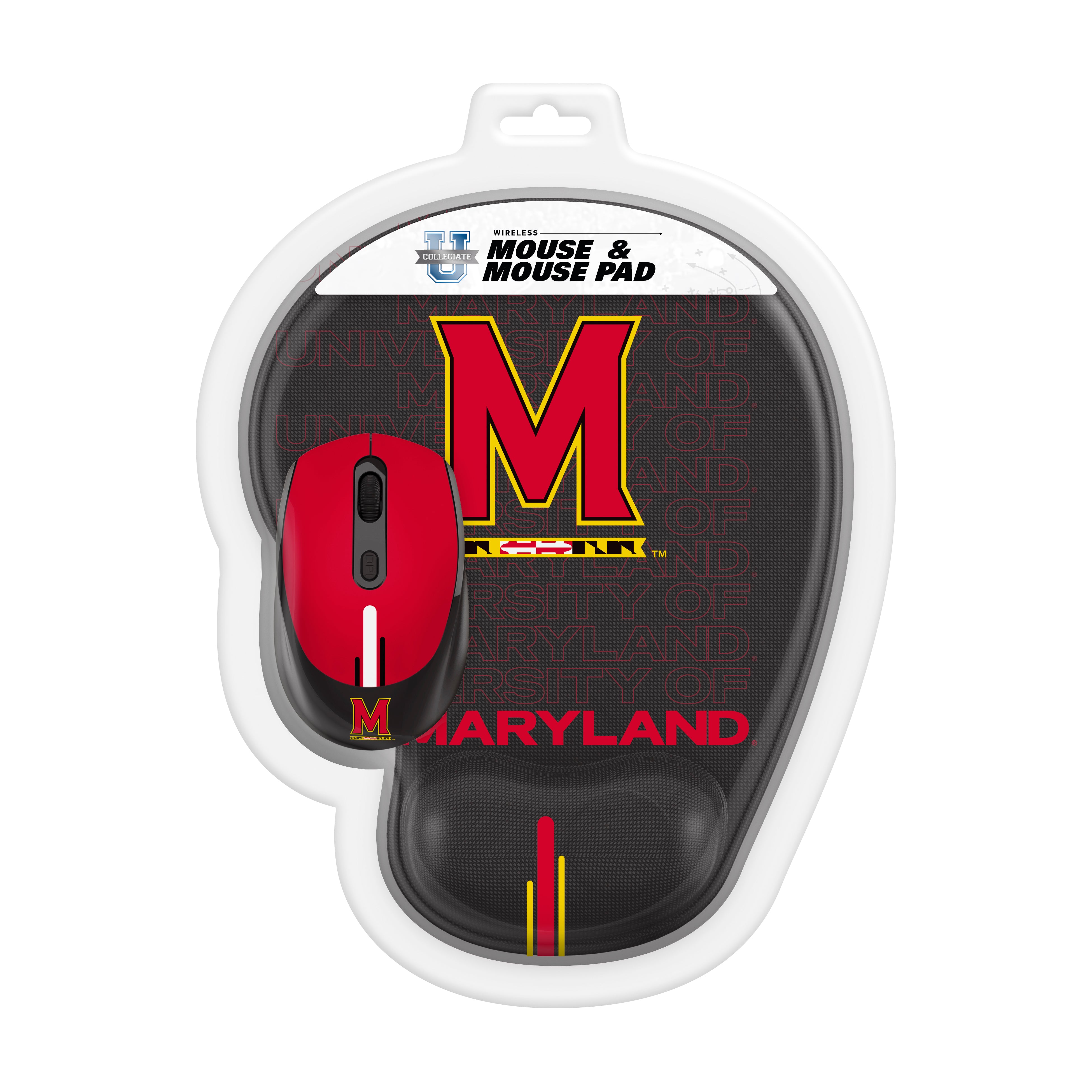 Maryland Terrapins Collegiate Mouse + Mousepad