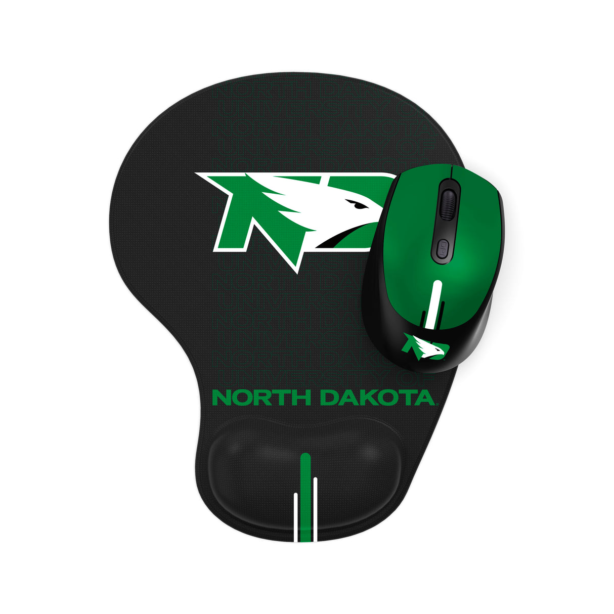 North Dakota, University of Collegiate Mouse + Mousepad