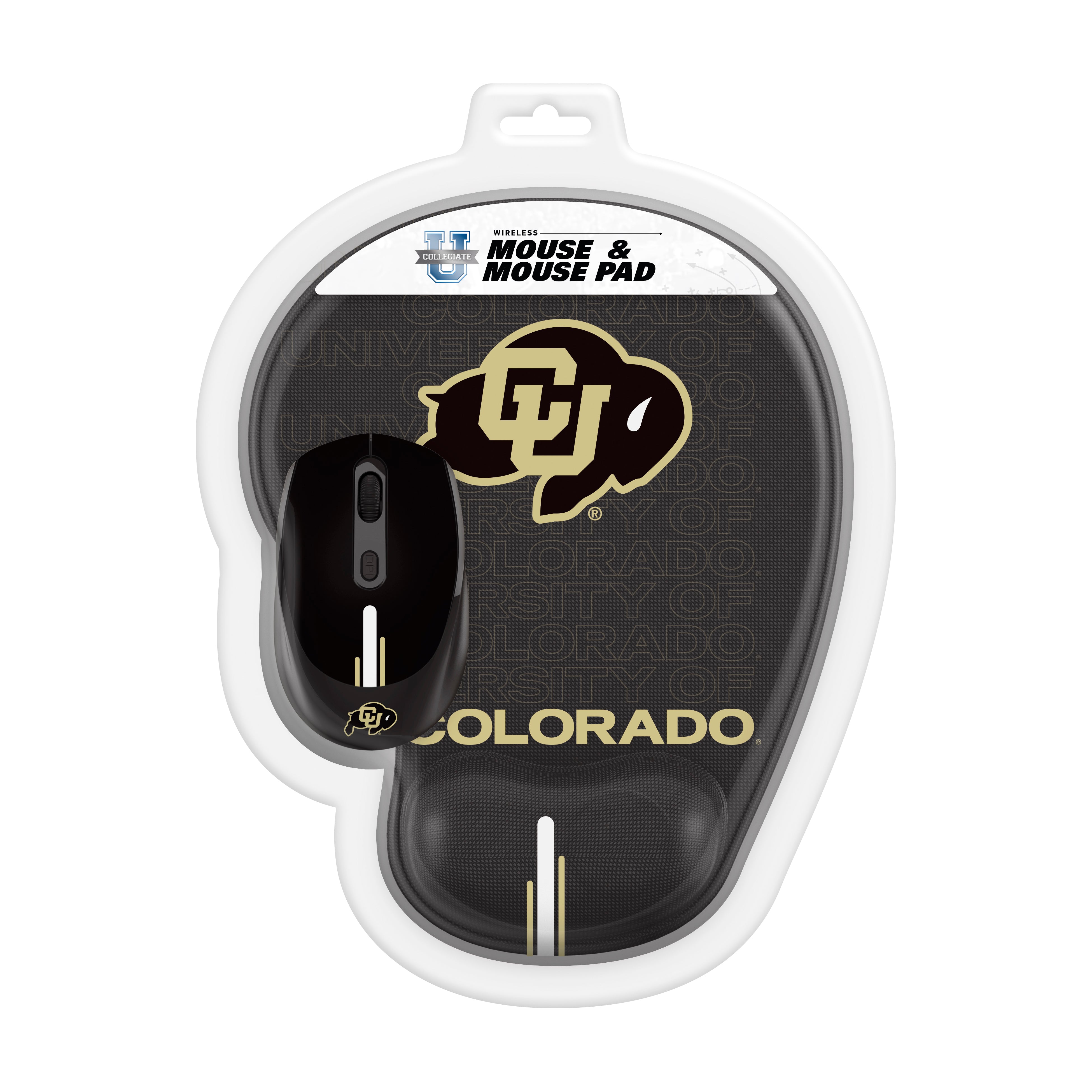 Colorado Buffaloes Collegiate Mouse + Mousepad