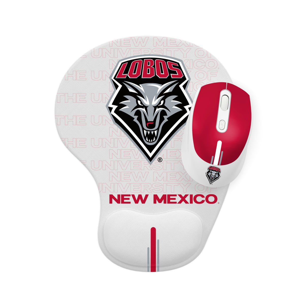 New Mexico Lobos Collegiate Mouse + Mousepad