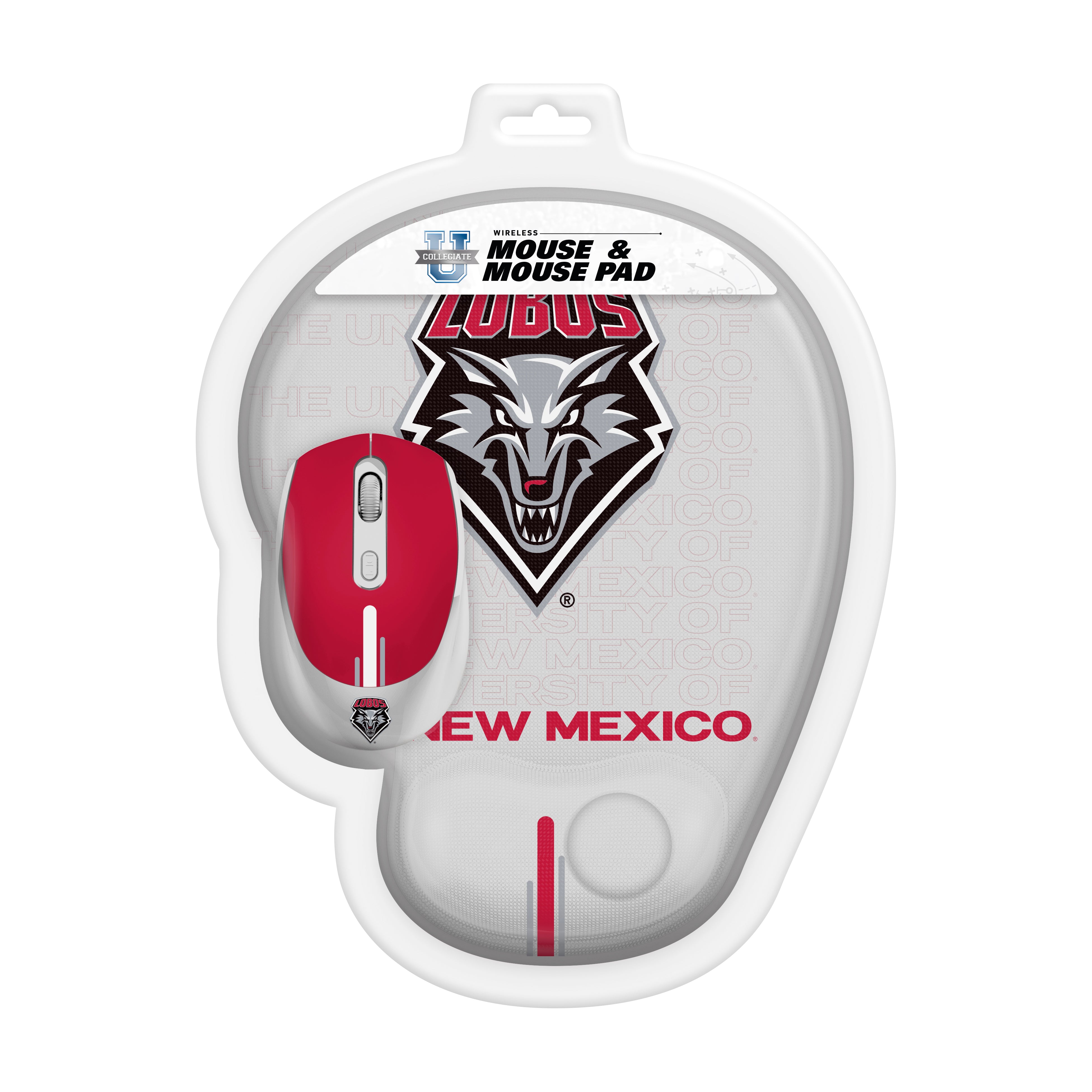 New Mexico Lobos Collegiate Mouse + Mousepad