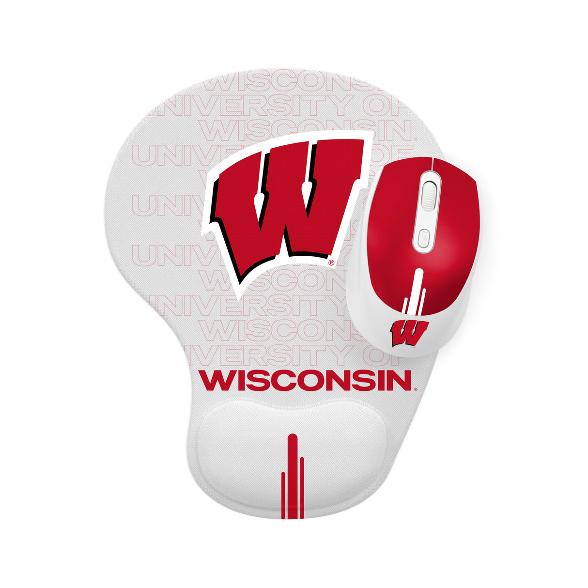 Wisconsin Badgers Collegiate Mouse + Mousepad