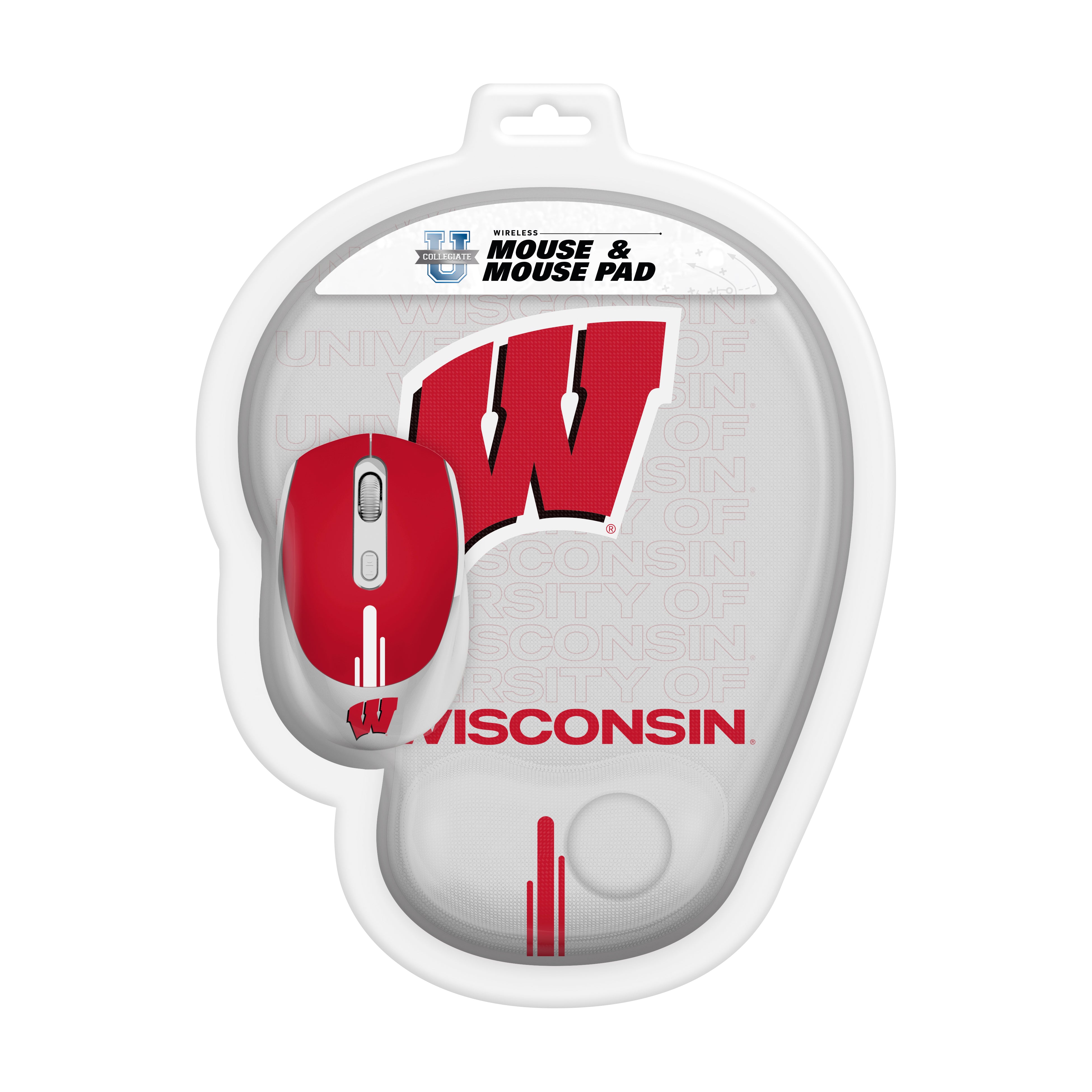 Wisconsin Badgers Collegiate Mouse + Mousepad