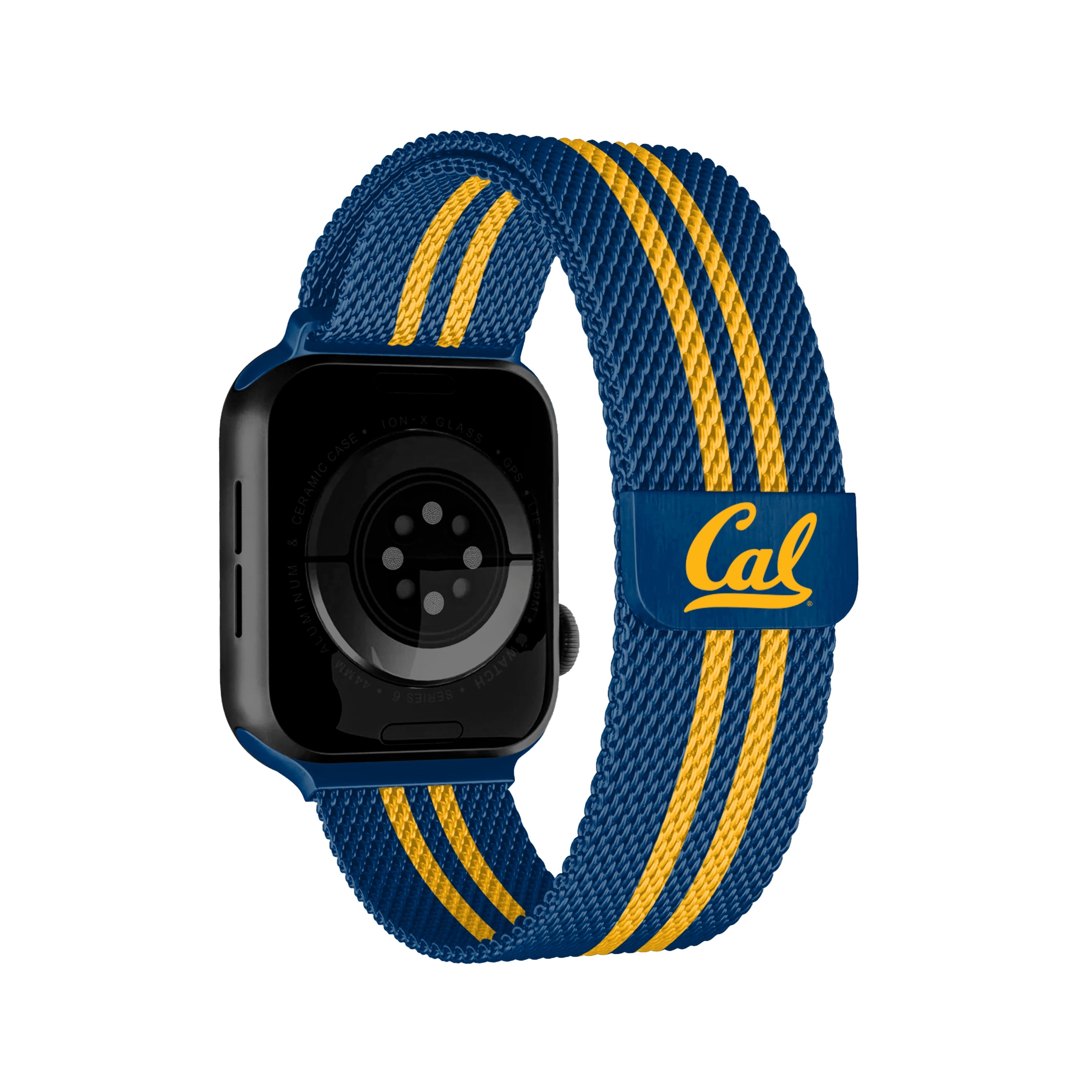 NCAA Striped Metallic Watch Band (38mm)