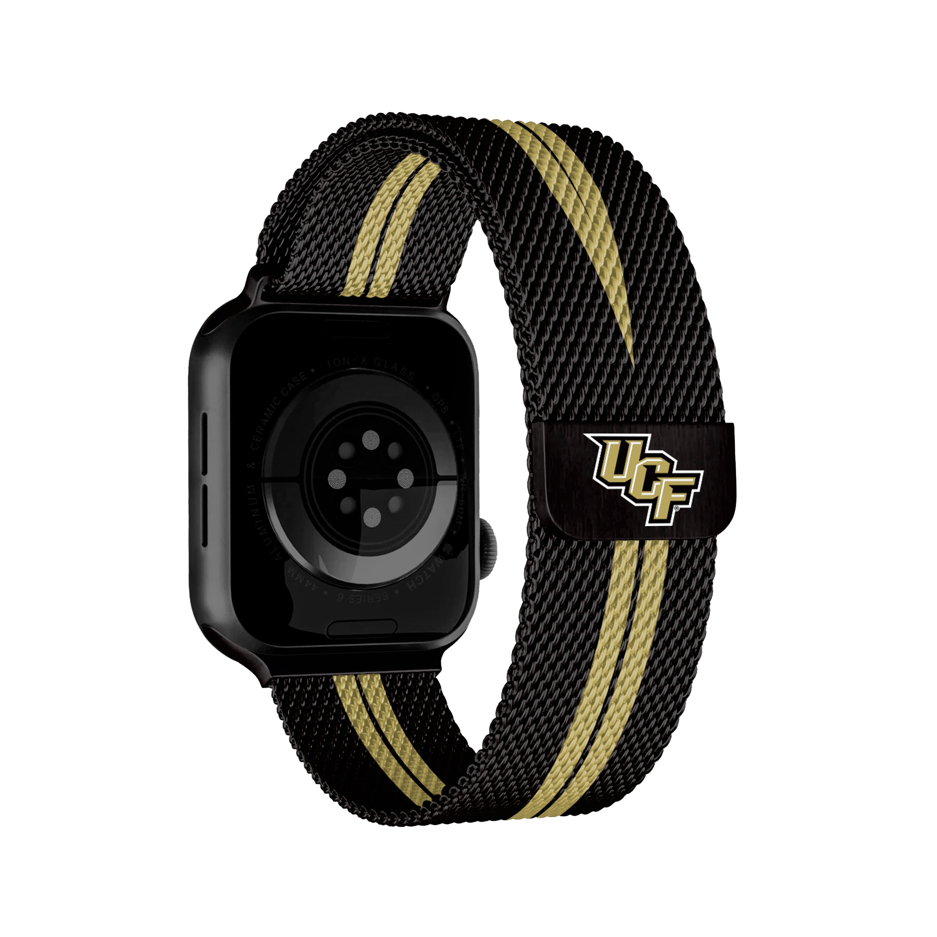 NCAA Striped Metallic Watch Band (38mm)