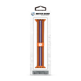 Clemson Tigers NCAA Striped Metallic Watch Band (38mm)