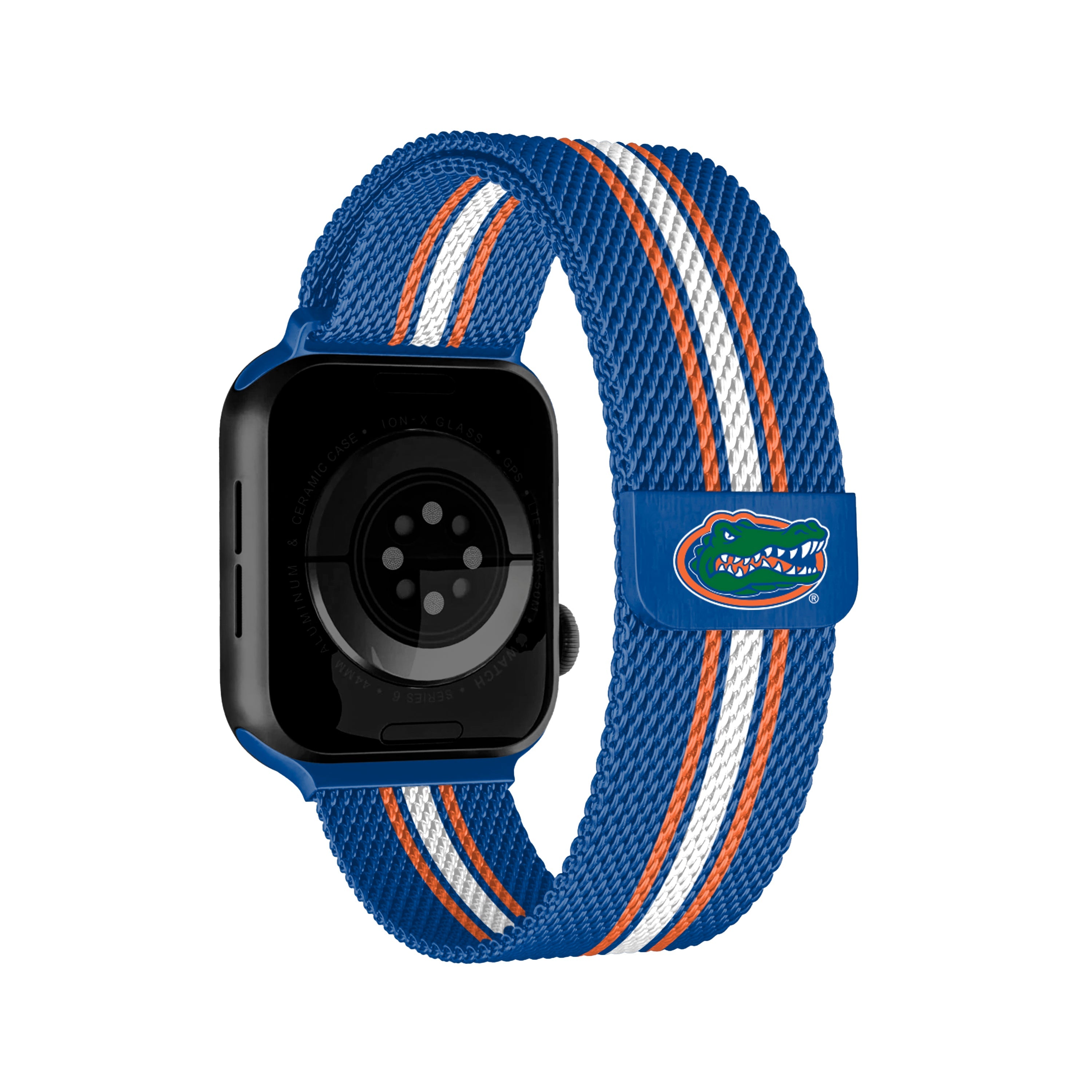 Florida Gators NCAA Striped Metallic Watch Band (38mm)