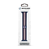 Fresno State Bulldogs NCAA Striped Metallic Watch Band (38mm)