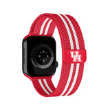 NCAA Striped Metallic Watch Band (38mm)