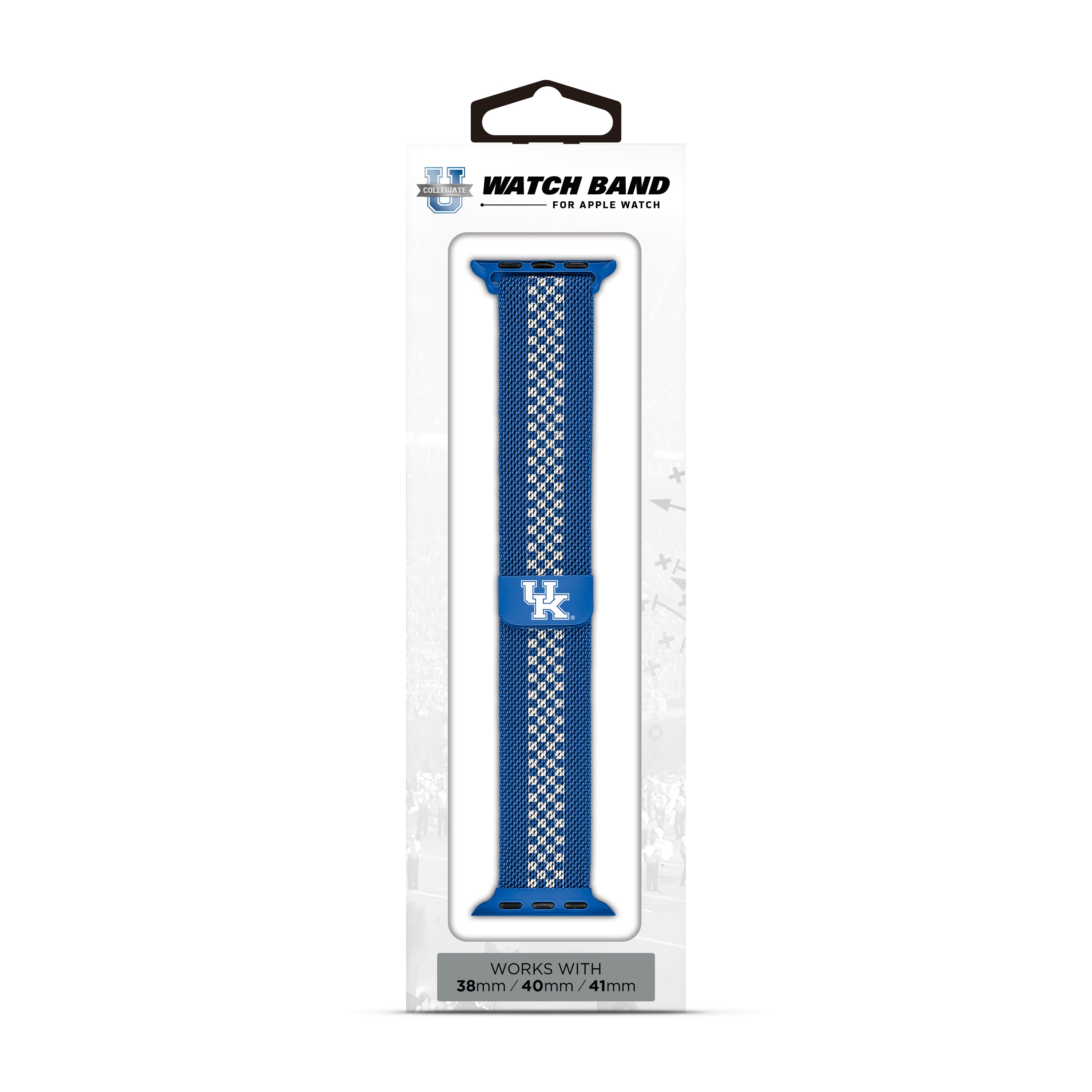 Kentucky Wildcats NCAA Striped Metallic Watch Band (38mm)