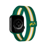 North Dakota State Bison NCAA Striped Metallic Watch Band (38mm)