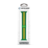 Oregon Ducks NCAA Striped Metallic Watch Band (38mm)