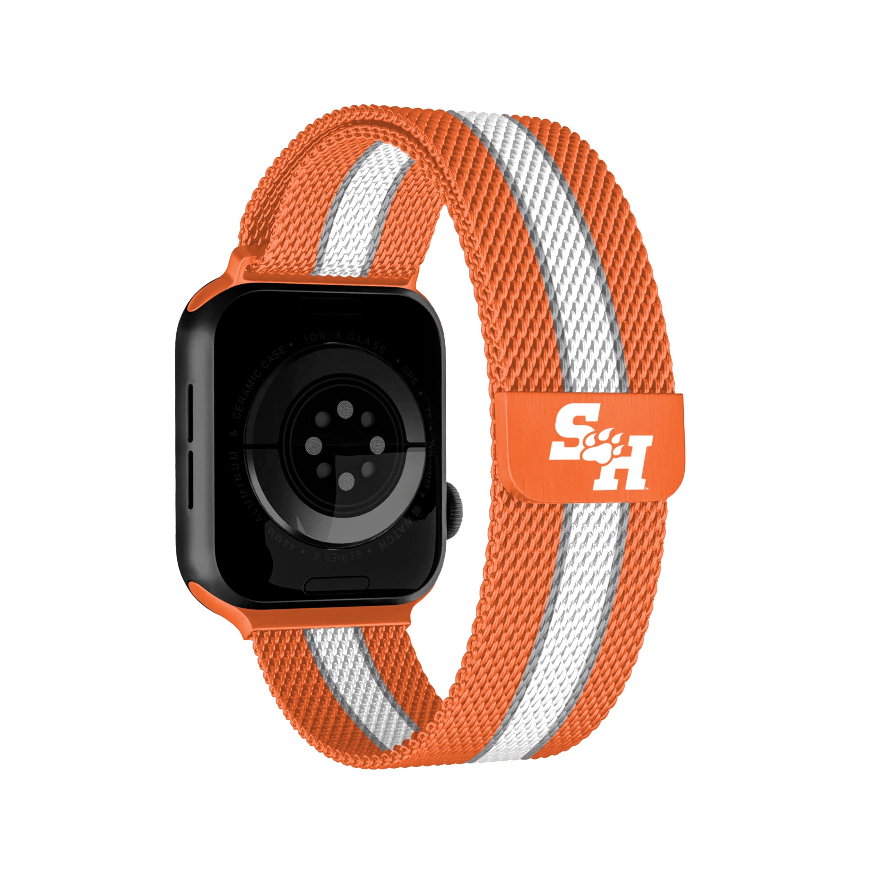 NCAA Striped Metallic Watch Band (38mm)