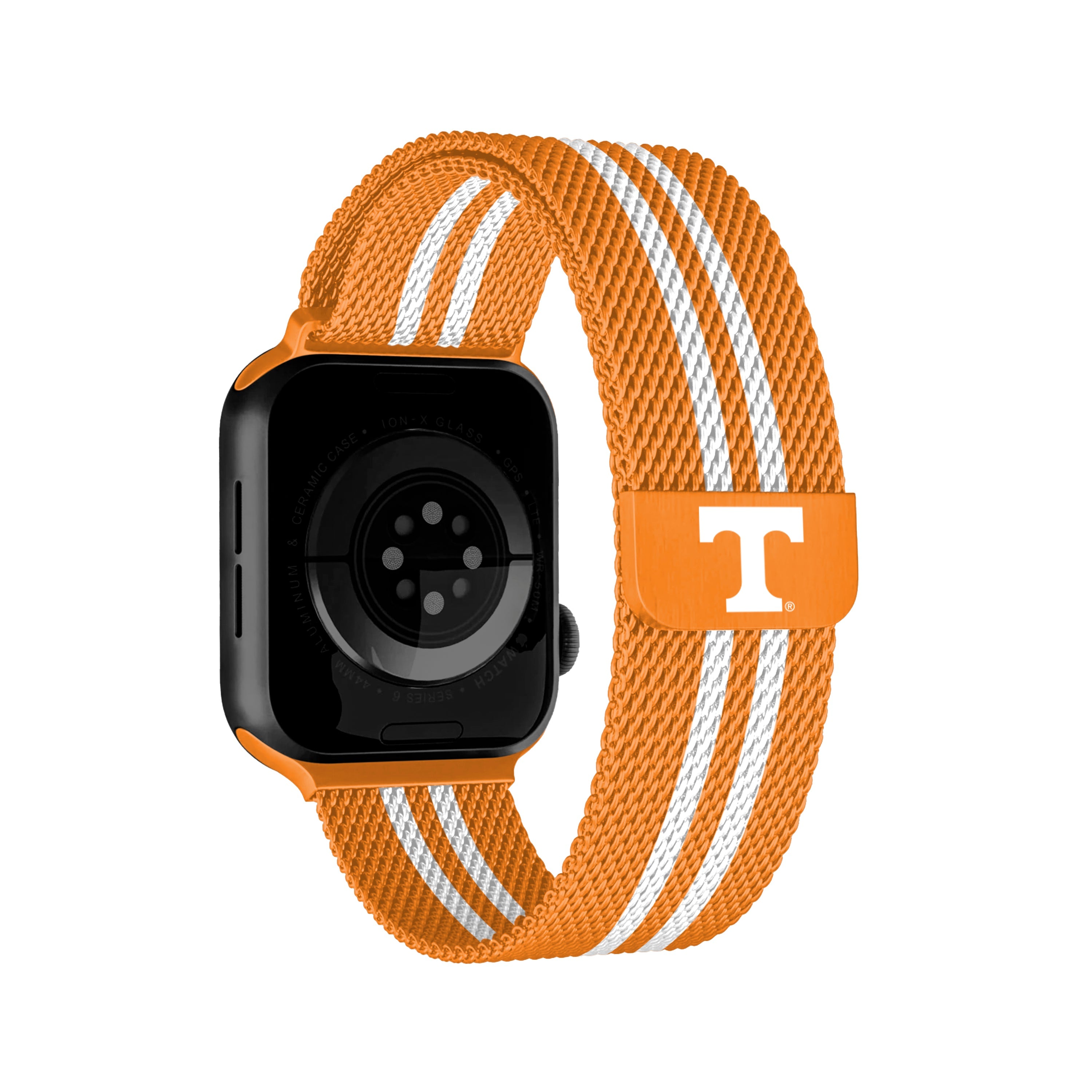 Tennessee Volunteers NCAA Striped Metallic Watch Band (38mm)