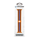 Clemson Tigers NCAA Striped Metallic Watch Band (42mm)
