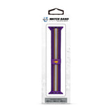 Northern Iowa Panthers NCAA Striped Metallic Watch Band (42mm)