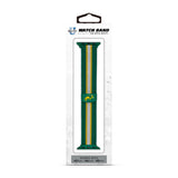 North Dakota State Bison NCAA Striped Metallic Watch Band (42mm)