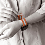 Sam Houston State Bearkats NCAA Striped Metallic Watch Band (42mm)