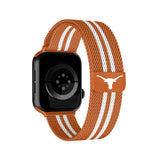 Texas Longhorns NCAA Striped Metallic Watch Band (42mm)