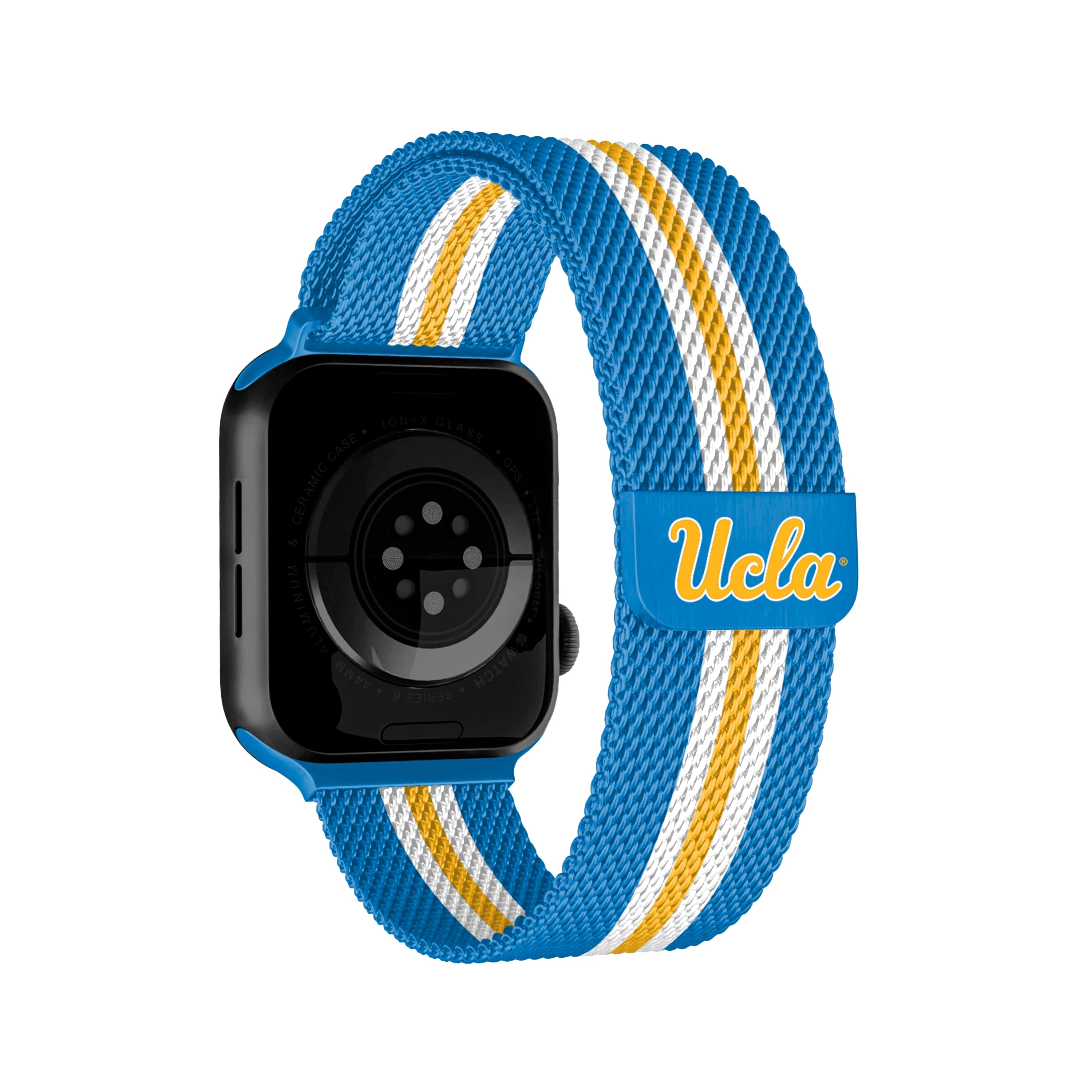 NCAA Striped Metallic Watch Band (42mm)