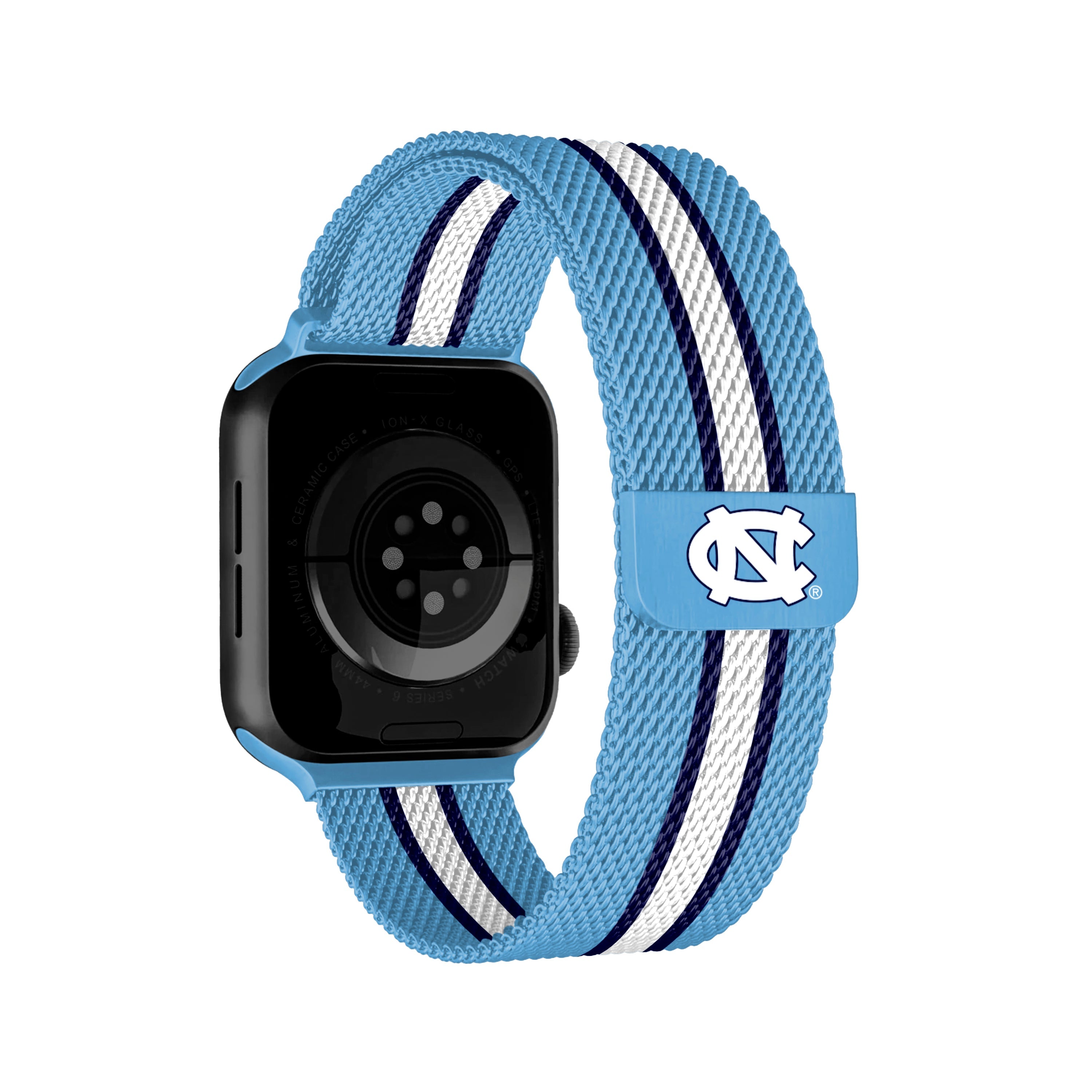 NCAA Striped Metallic Watch Band (42mm)