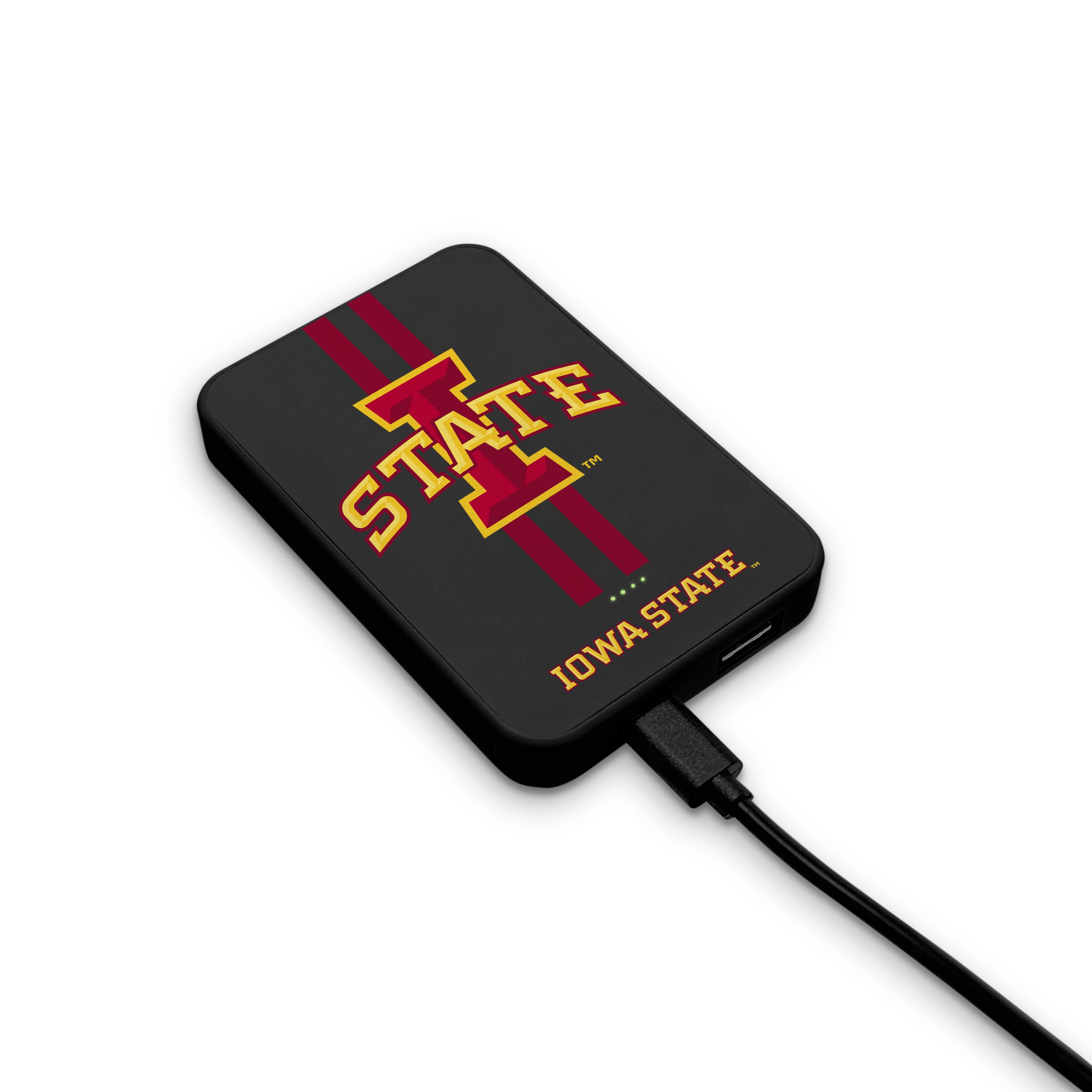 Iowa State Cyclones NCAA Wireless Charging Magnetic Power Bank 2-Pack