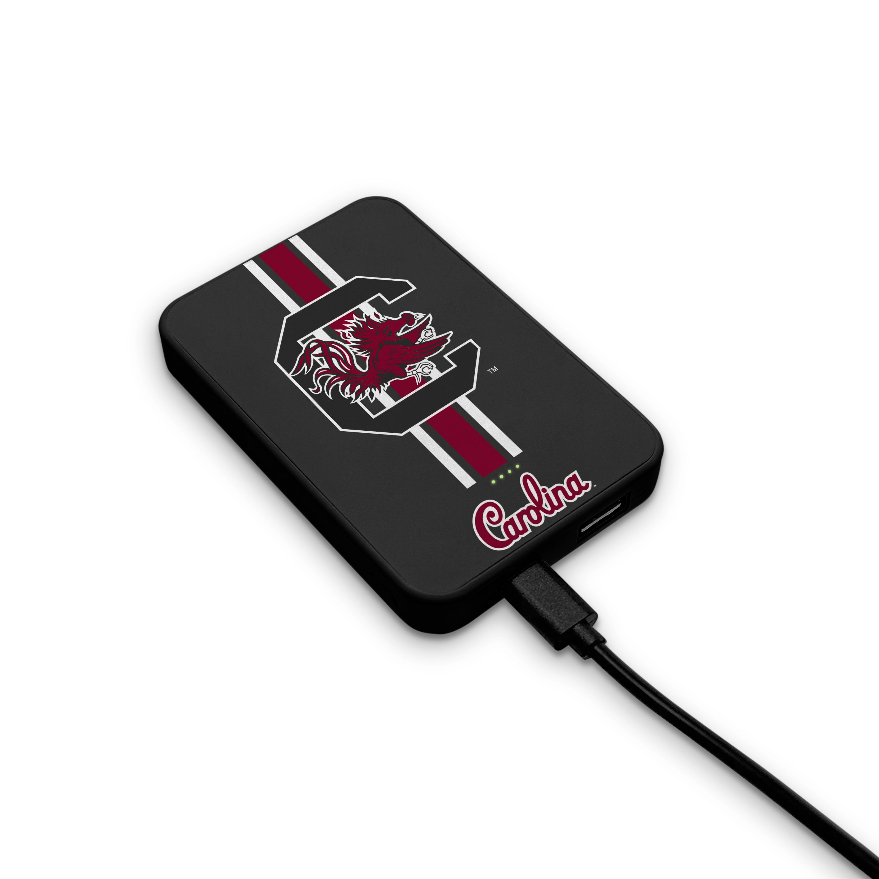 South Carolina Gamecocks NCAA Wireless Charging Magnetic Power Bank 2-Pack