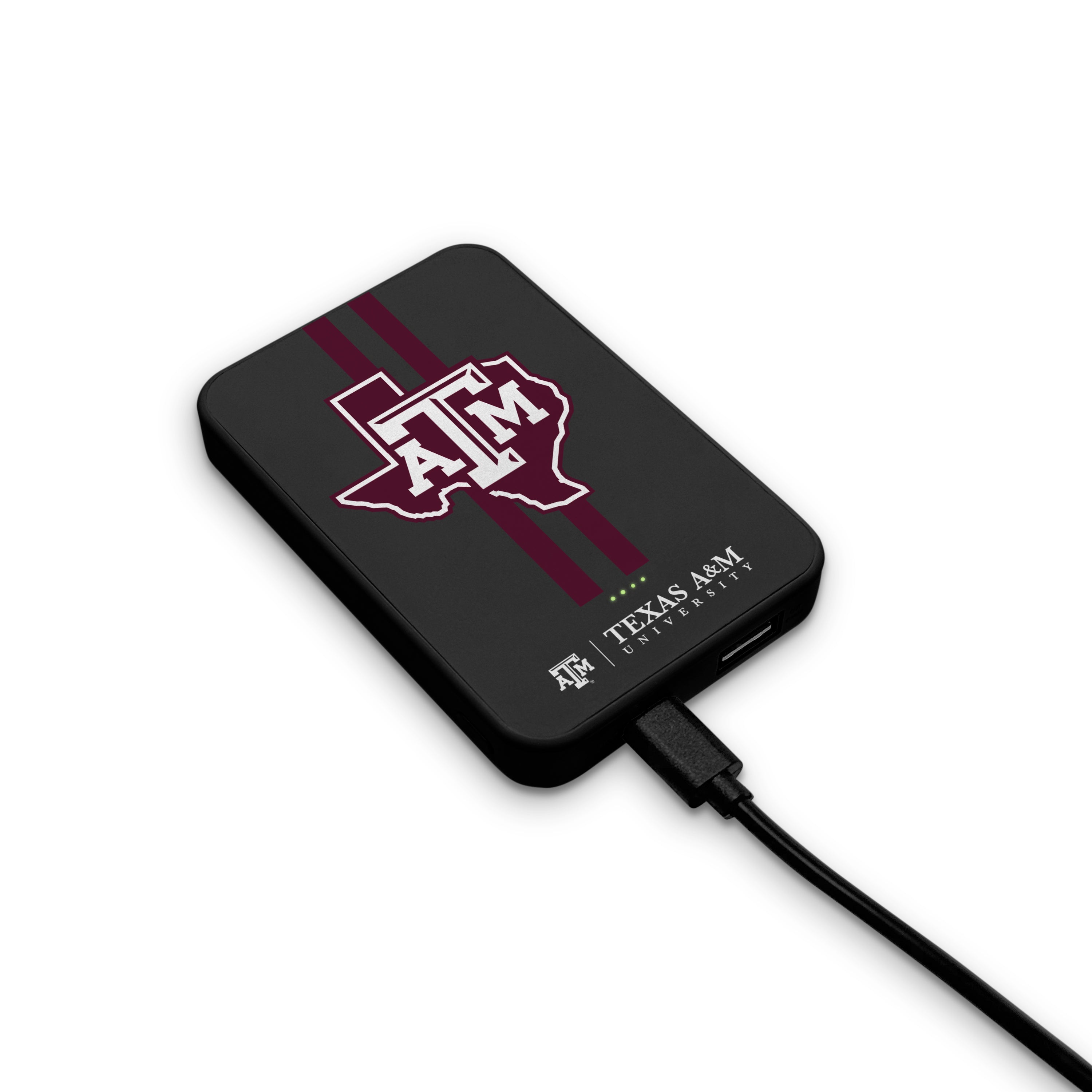 Texas A&M Aggies NCAA Wireless Charging Magnetic Power Bank 2-Pack