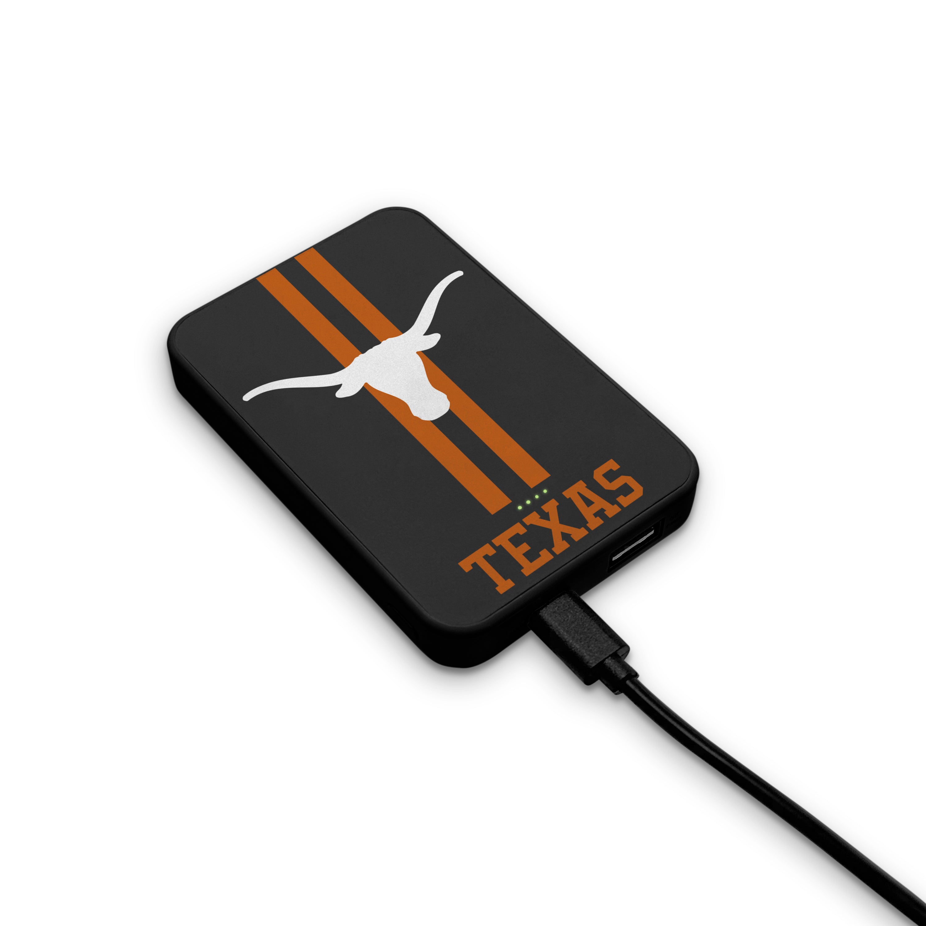 Texas Longhorns NCAA Wireless Charging Magnetic Power Bank 2-Pack