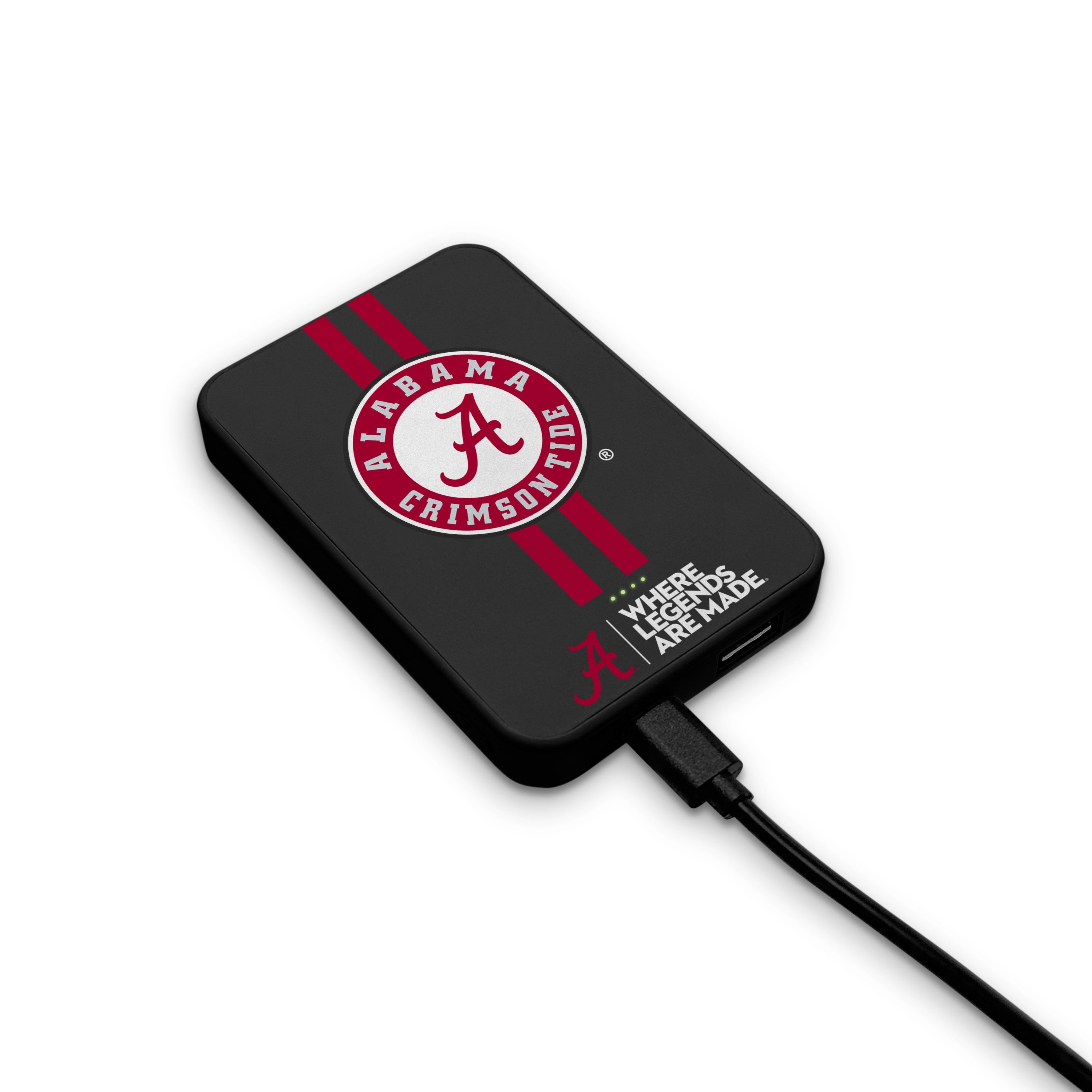 Alabama Crimson Tide NCAA Wireless Charging Magnetic Power Bank 2-Pack