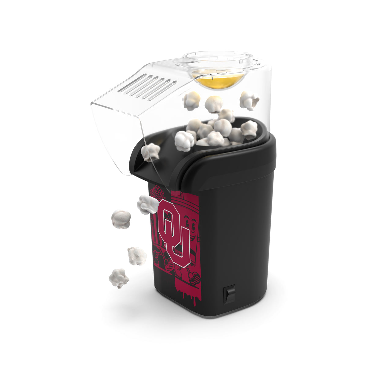 SOAR NCAA Hot Air Popcorn Maker- Oklahoma Sooners
