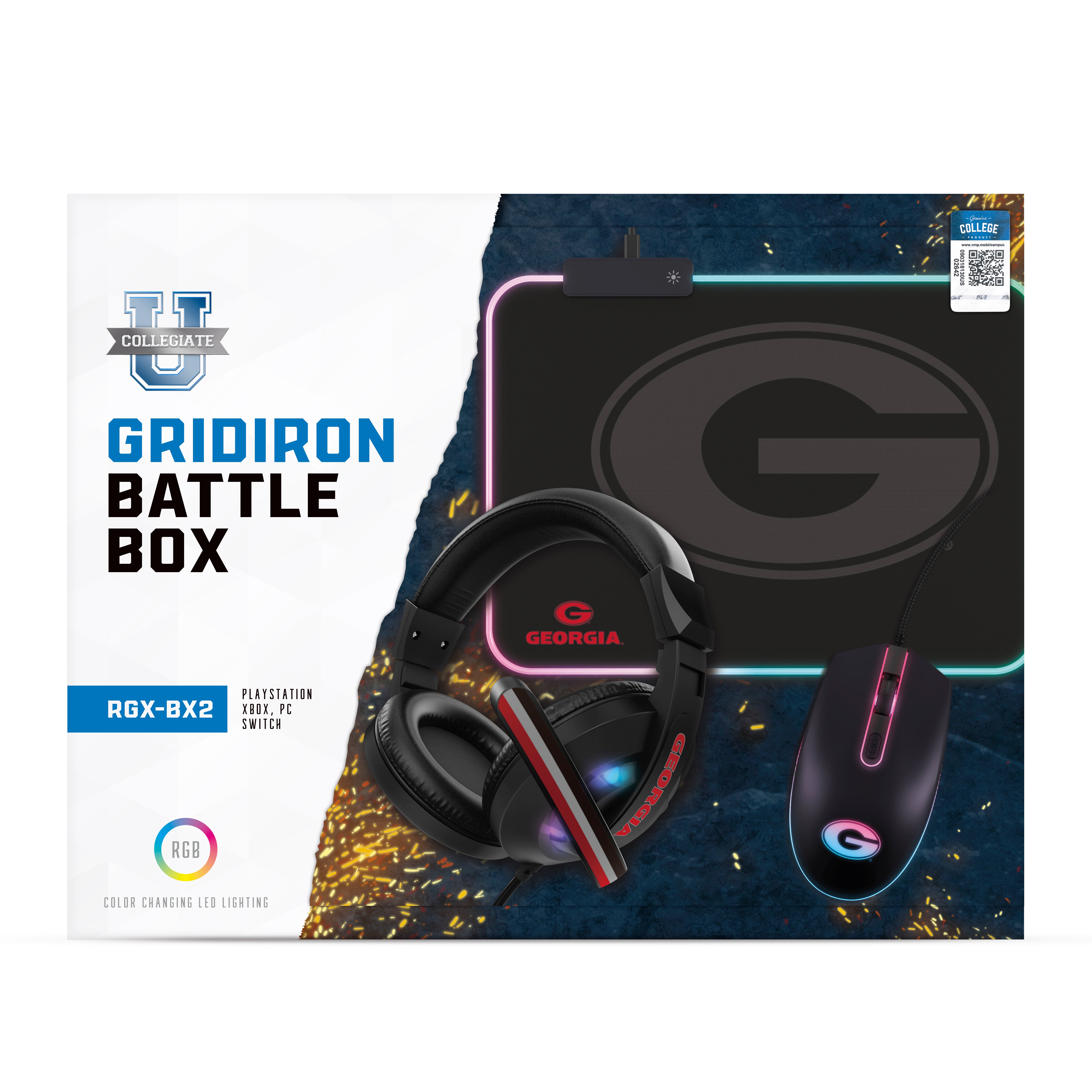 Georgia Bulldogs NCAA Gridiron Battle Box  *Limited Edition*