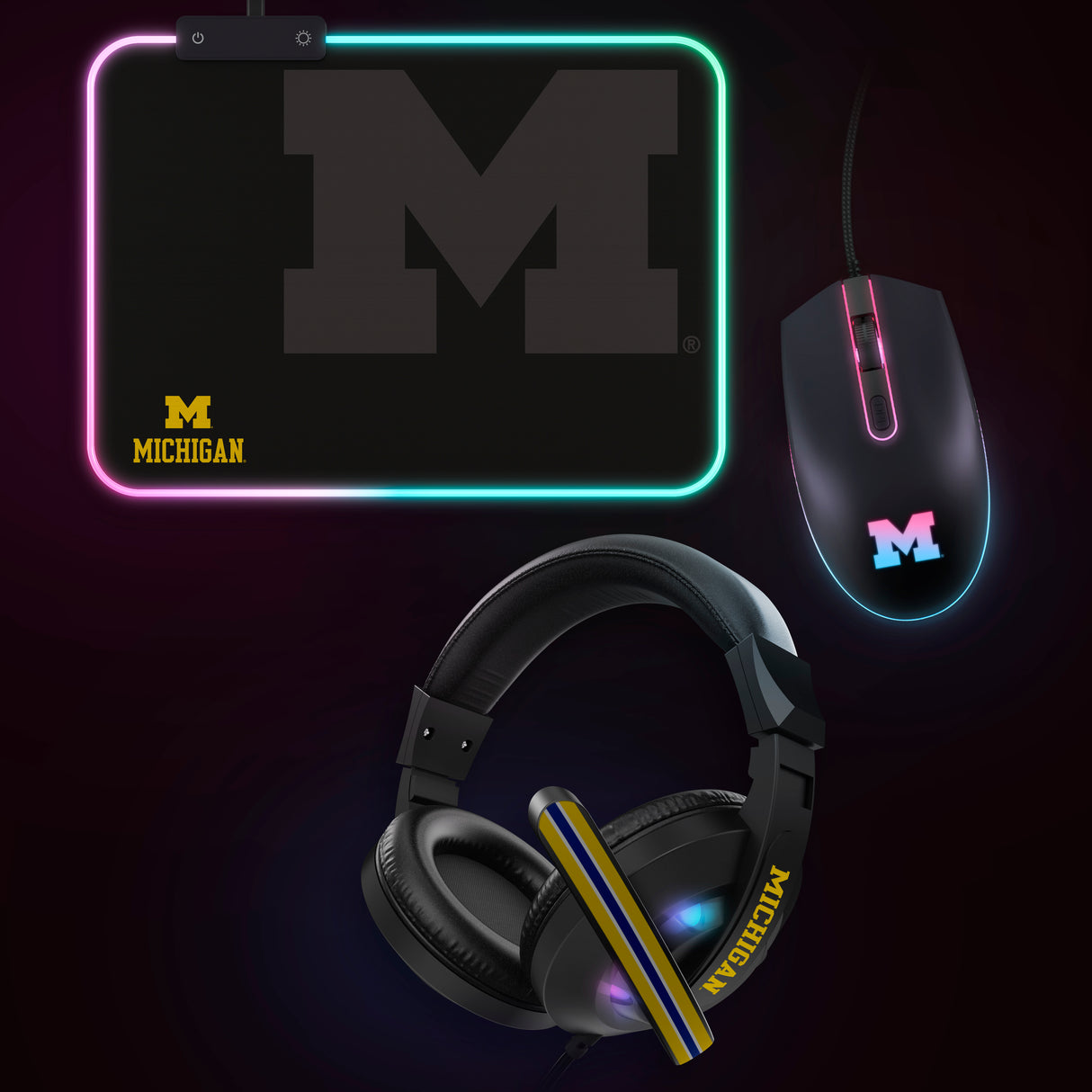 Michigan Wolverines NCAA Gridiron Battle Box  *Limited Edition*