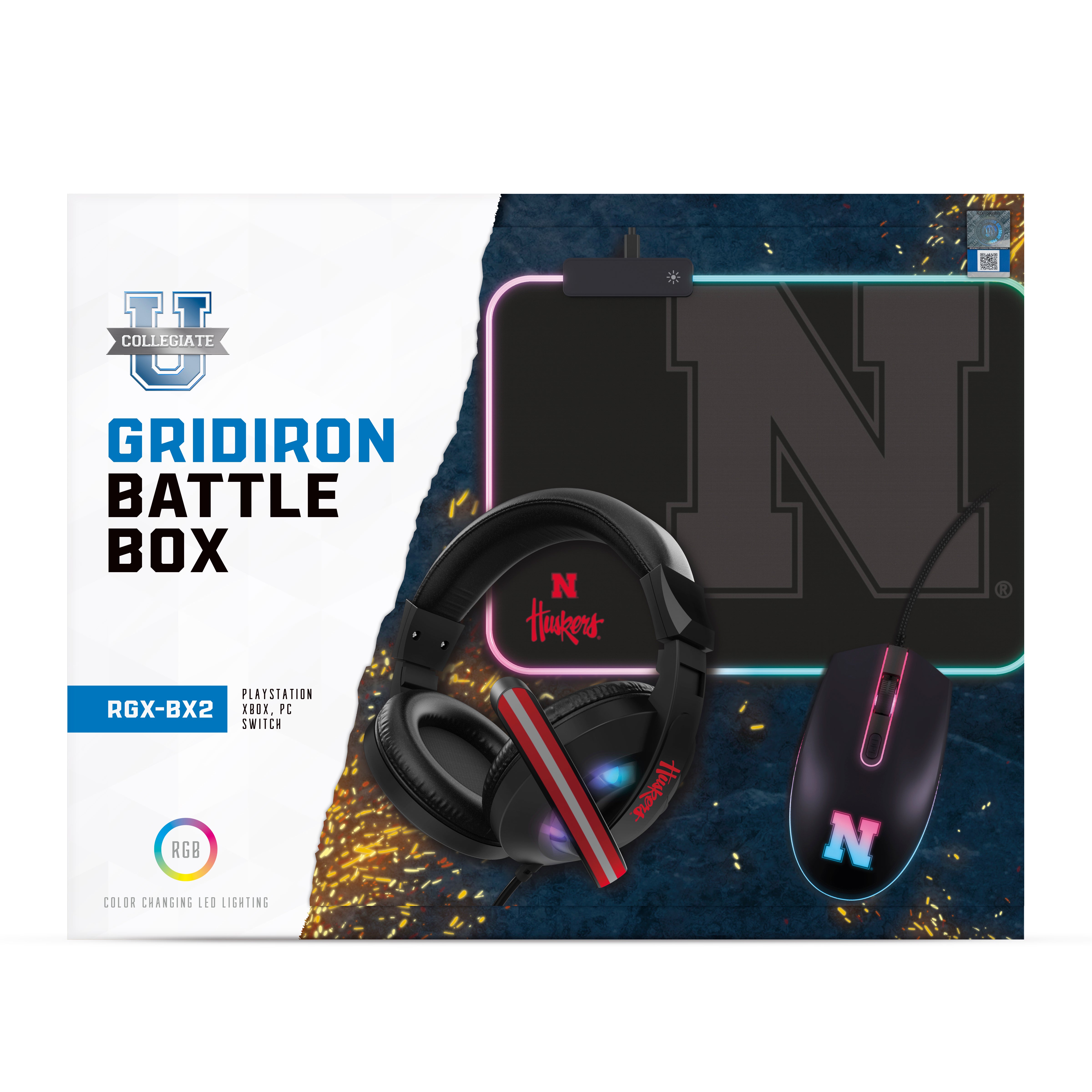 Nebraska Cornhuskers NCAA Gridiron Battle Box  *Limited Edition*